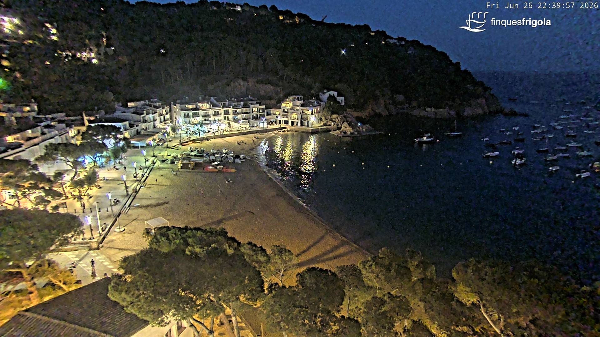 Webcam de Tamariu playa