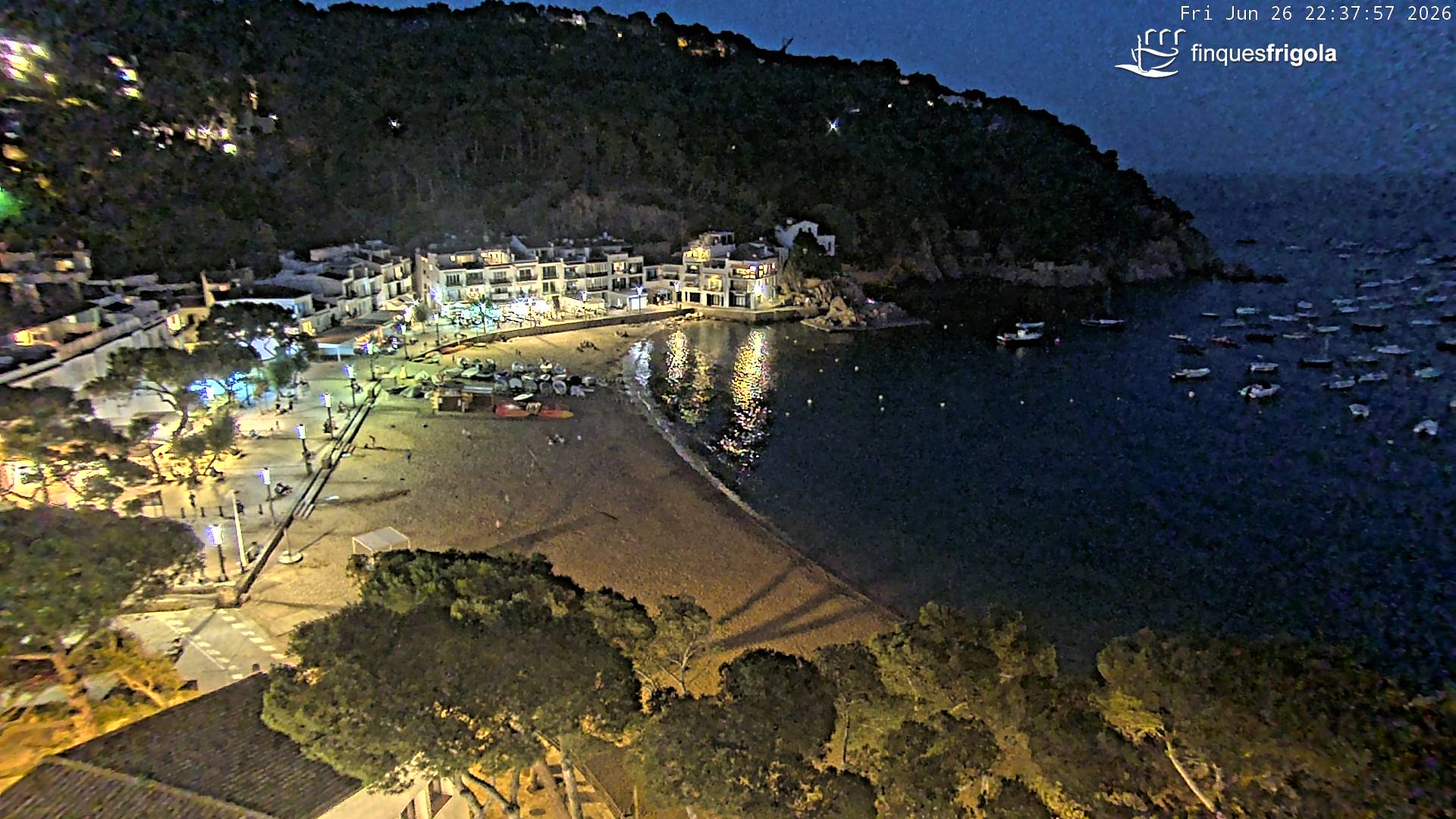 Webcam de Tamariu playa