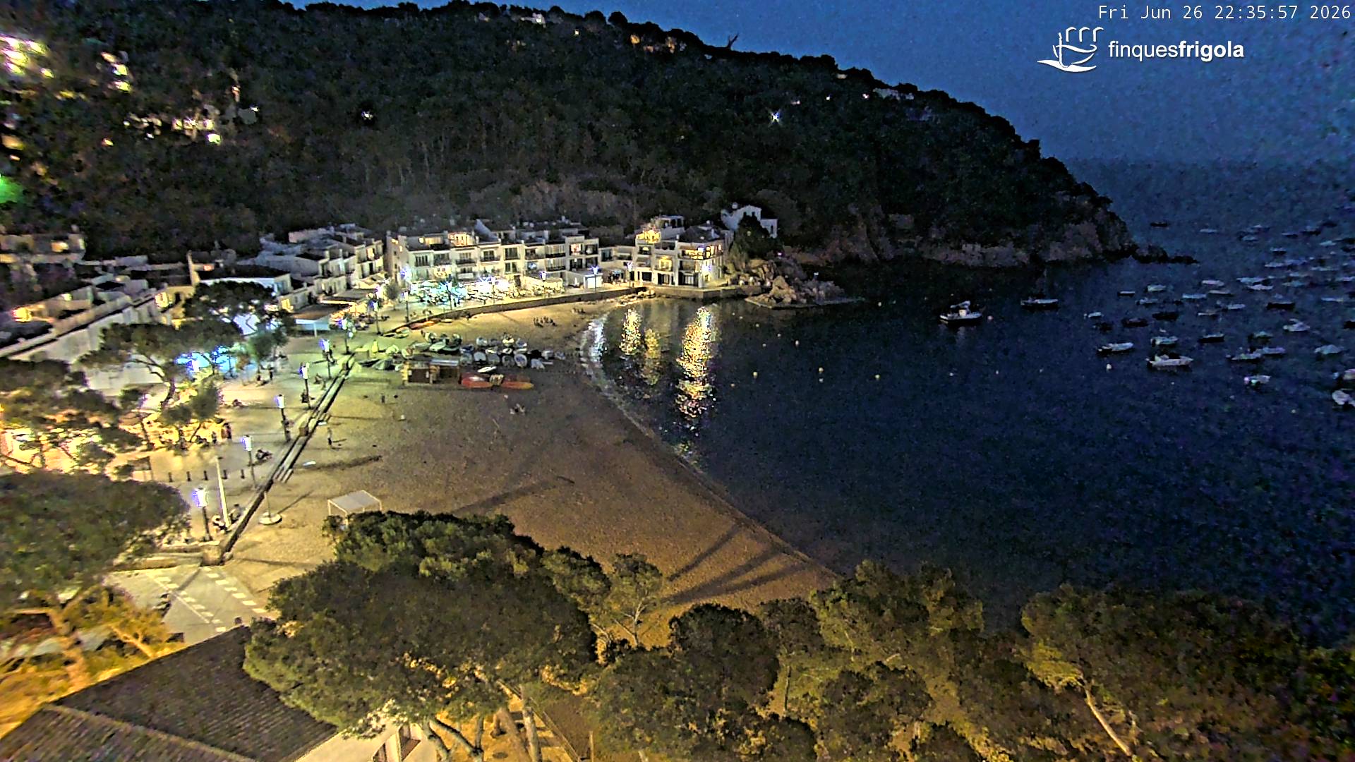 Webcam de Tamariu playa