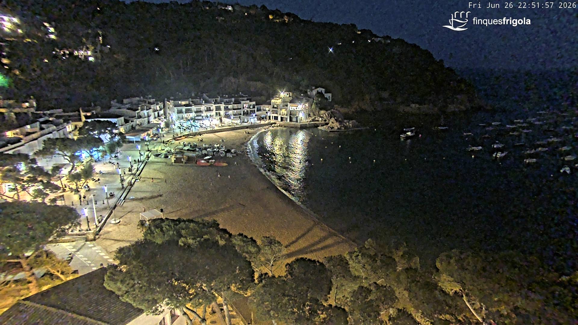 Webcam de Tamariu playa