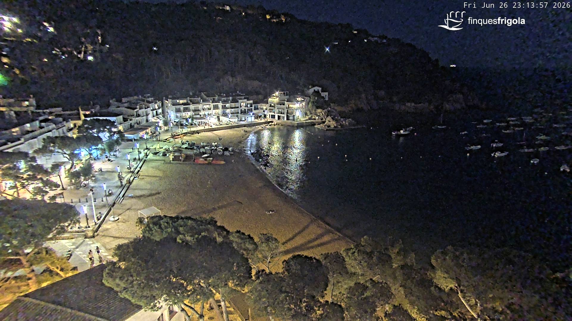 Webcam de Tamariu playa