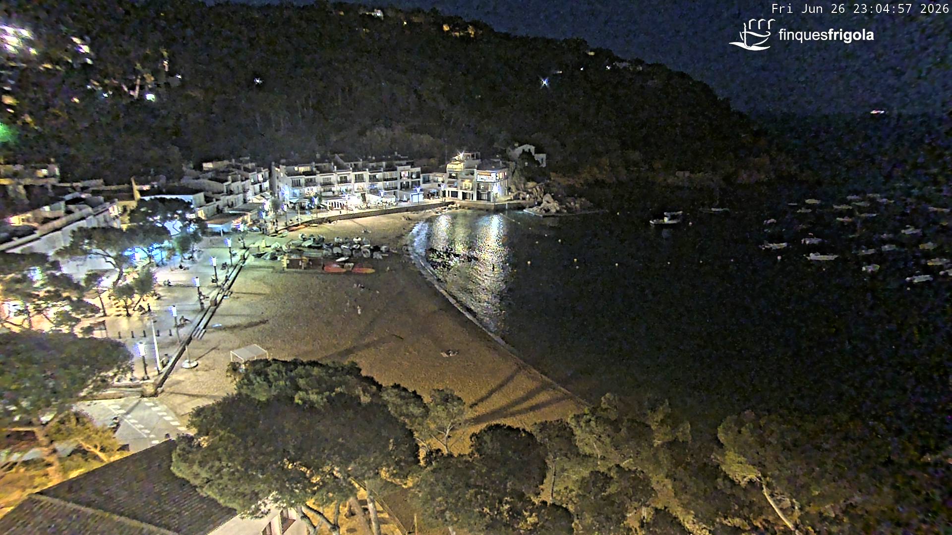 Webcam de Tamariu playa