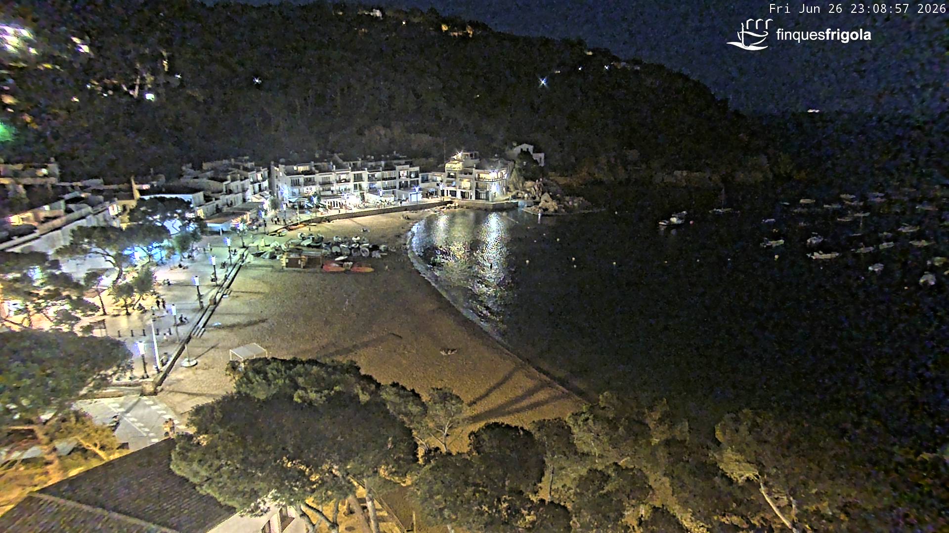Webcam de Tamariu playa