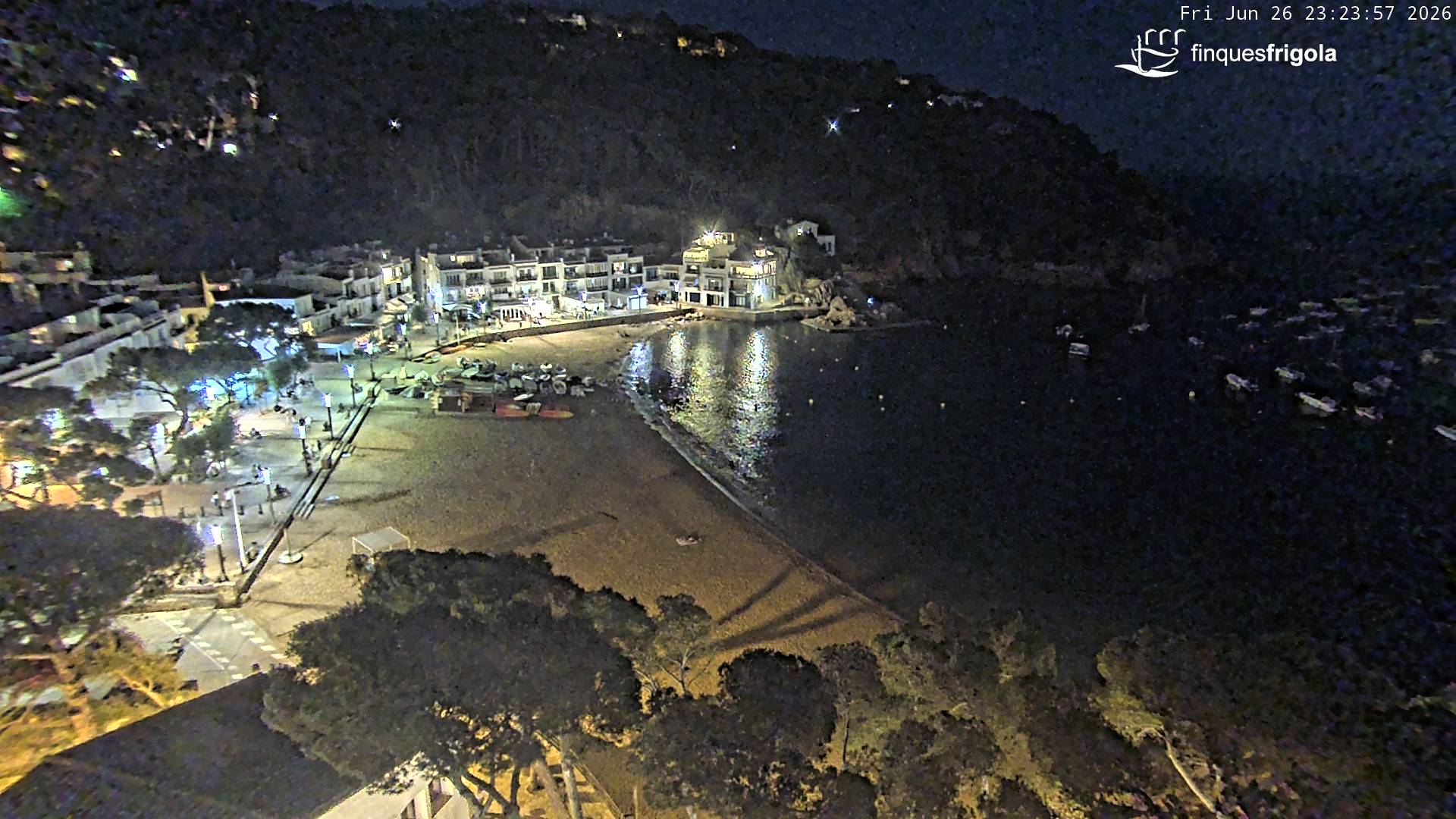 Webcam de Tamariu playa
