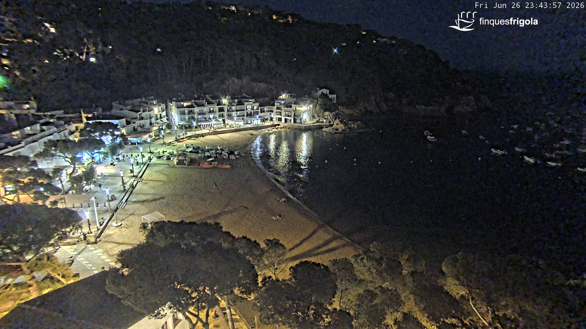 Webcam de Tamariu playa