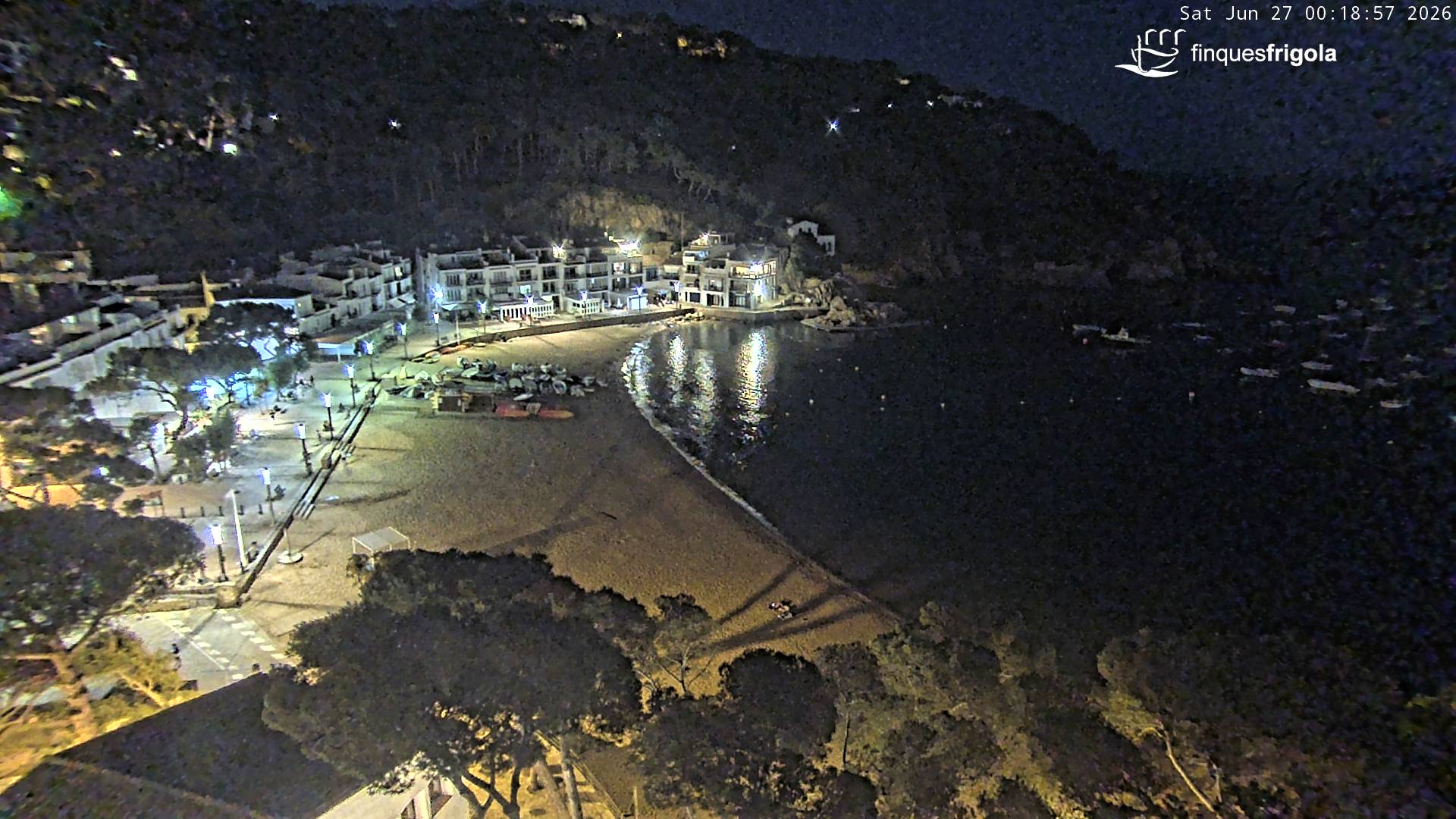 Webcam de Tamariu playa