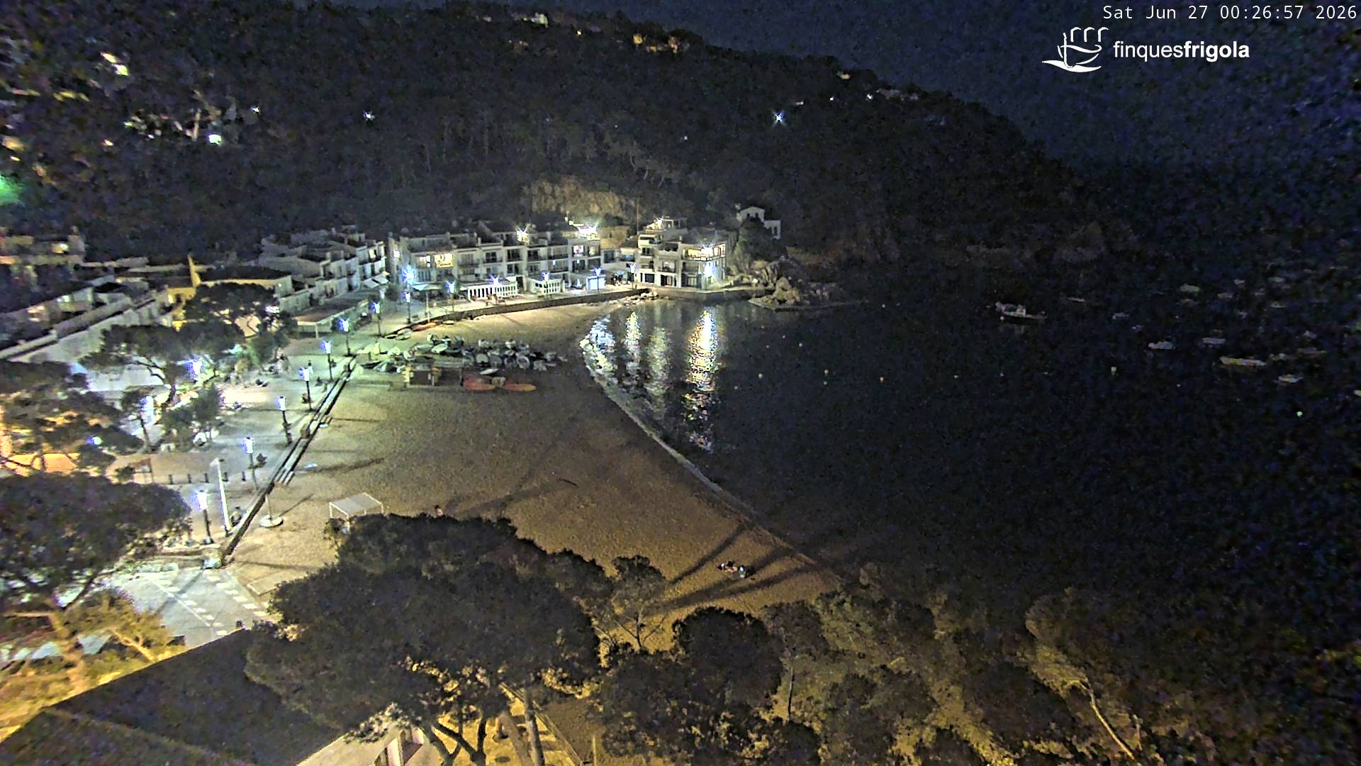 Webcam de Tamariu playa