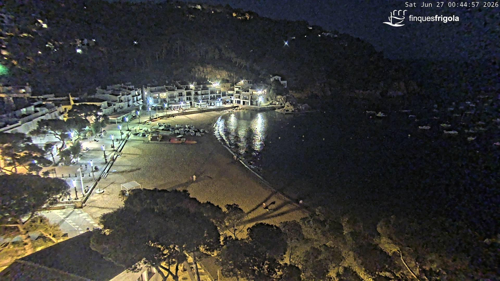 Webcam de Tamariu playa