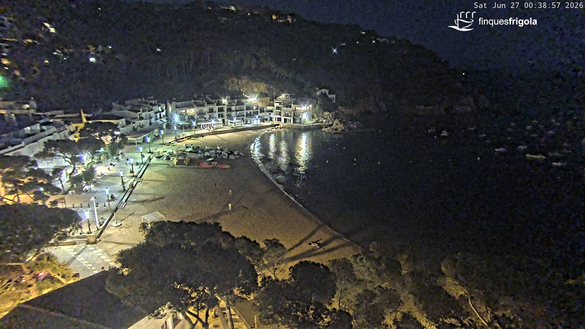 Webcam de Tamariu playa