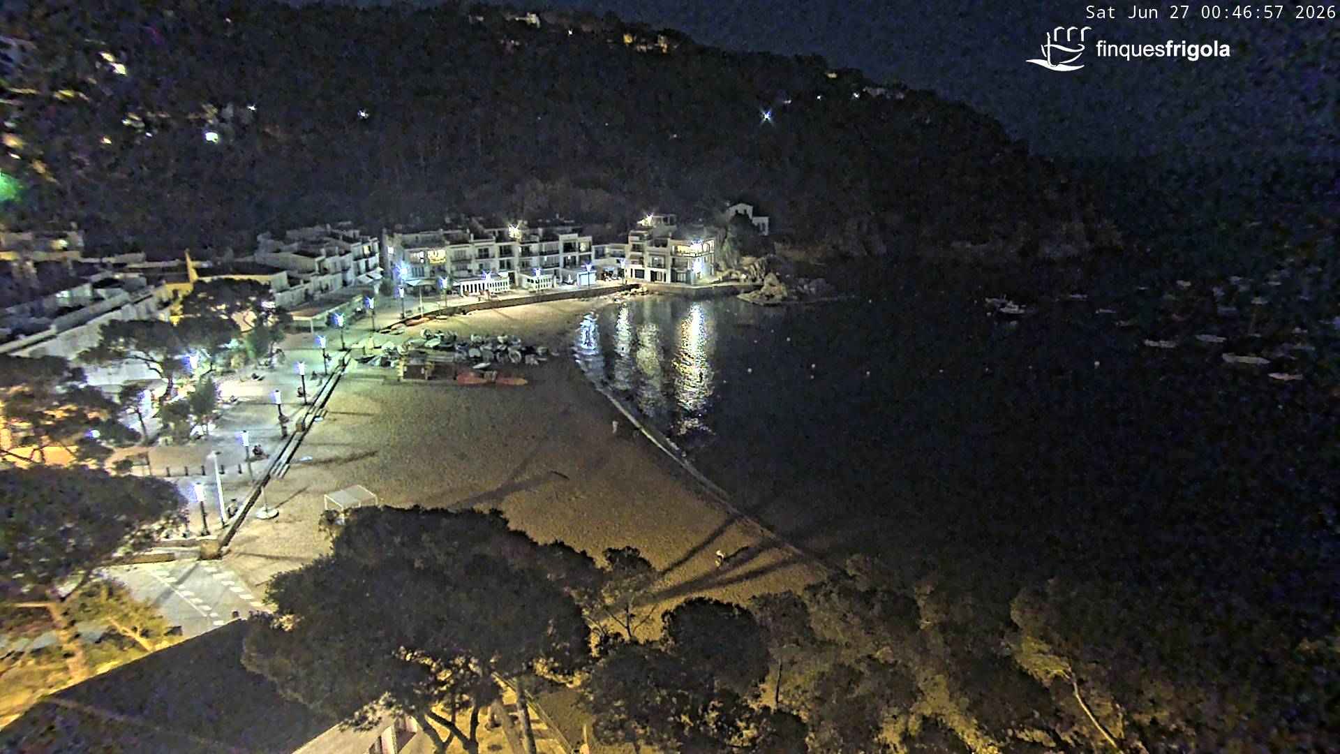 Webcam de Tamariu playa