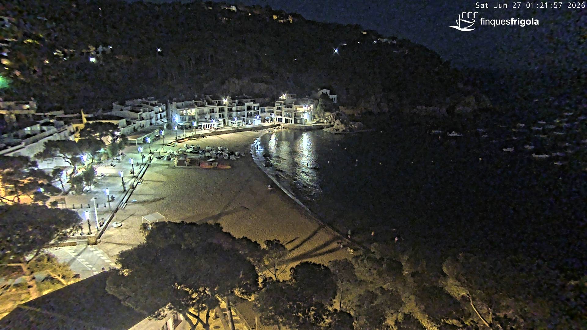 Webcam de Tamariu playa