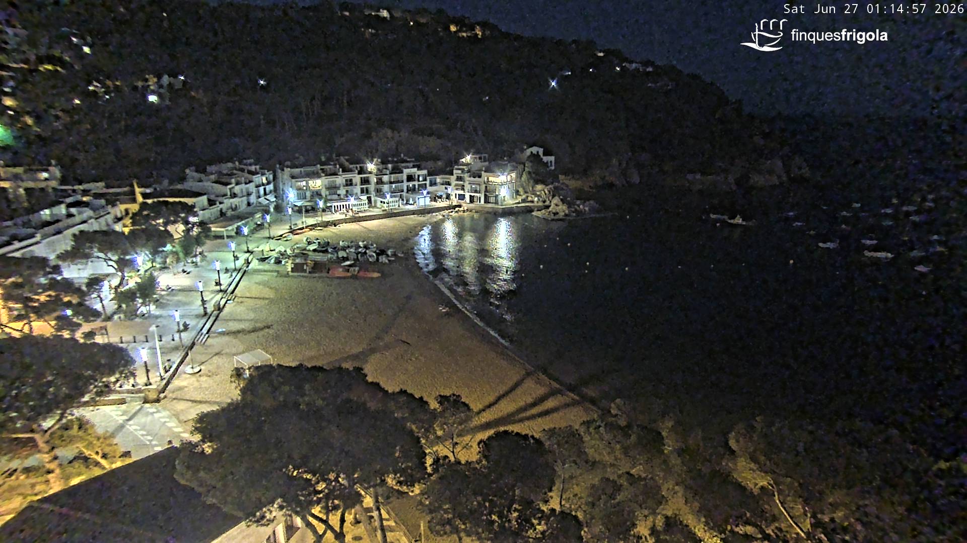 Webcam de Tamariu playa