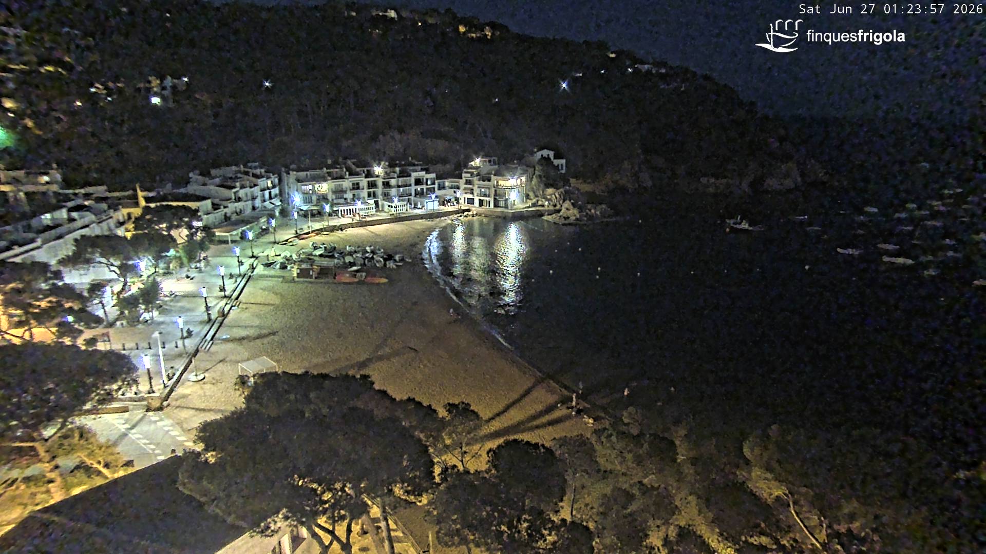 Webcam de Tamariu playa