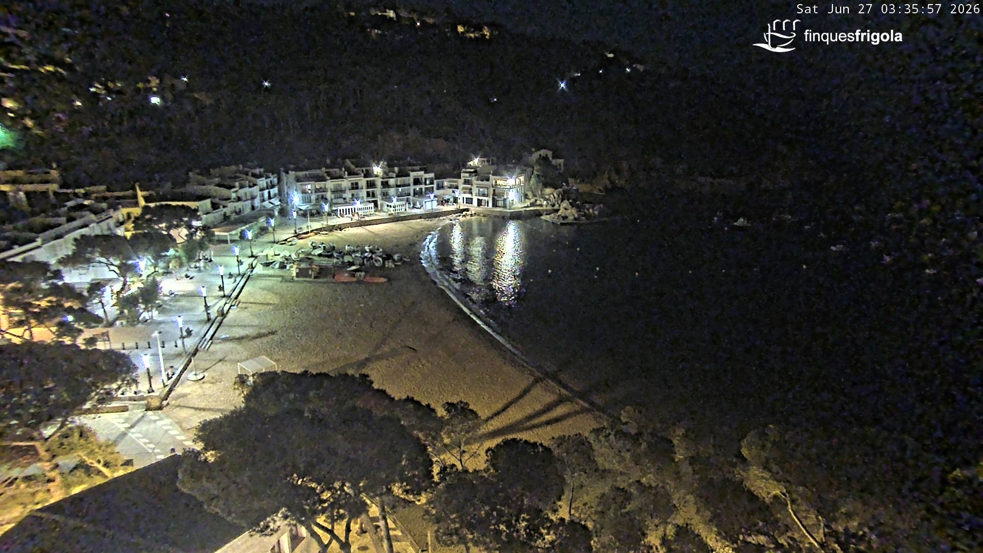 Webcam de Tamariu playa