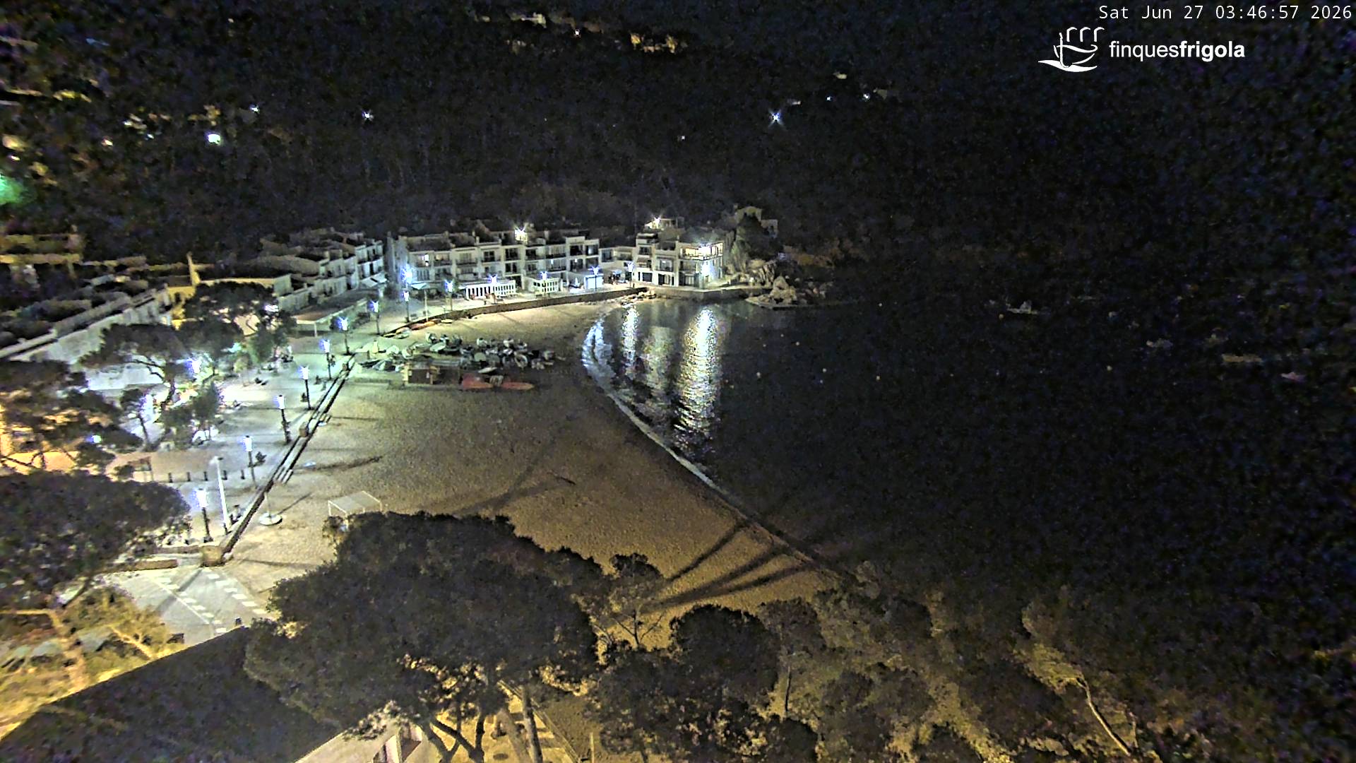 Webcam de Tamariu playa