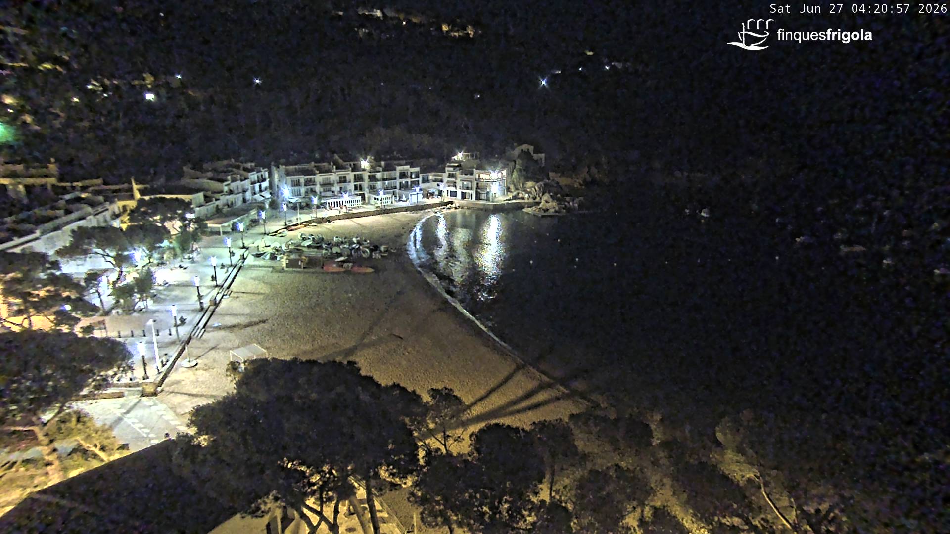 Webcam de Tamariu playa