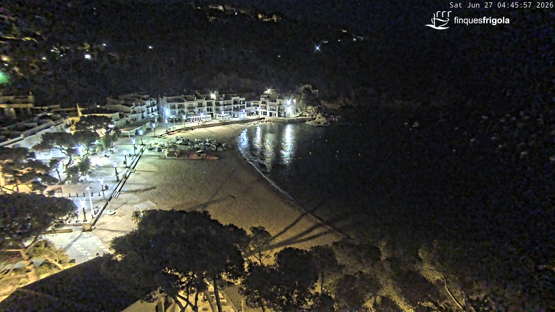 Webcam de Tamariu playa