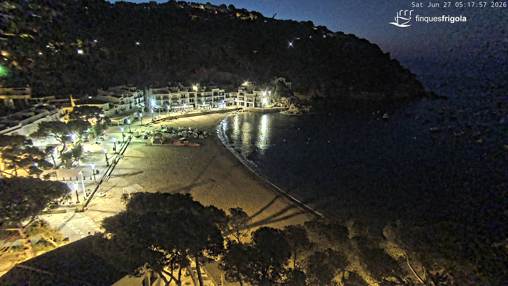 Webcam de Tamariu playa