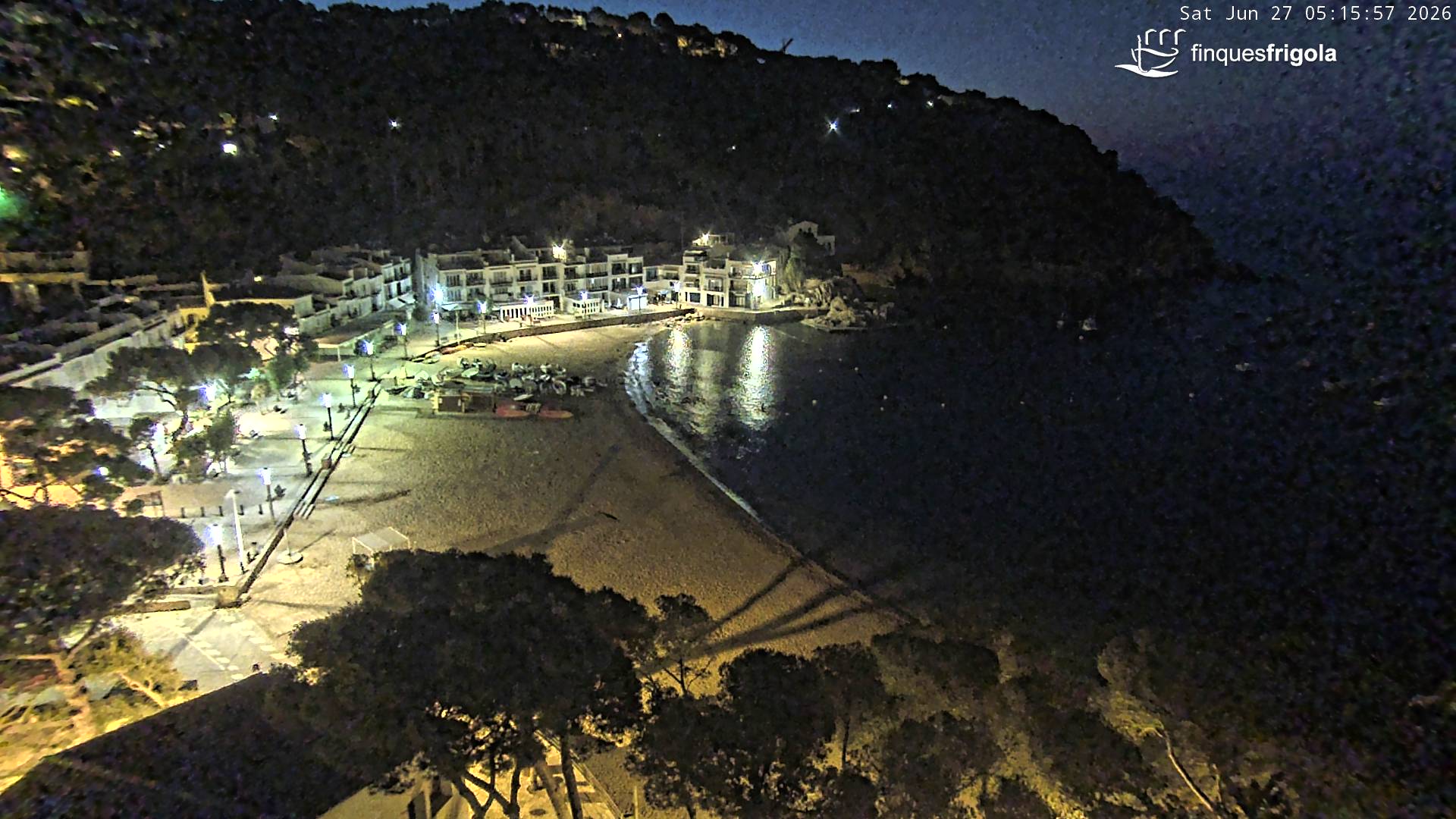 Webcam de Tamariu playa