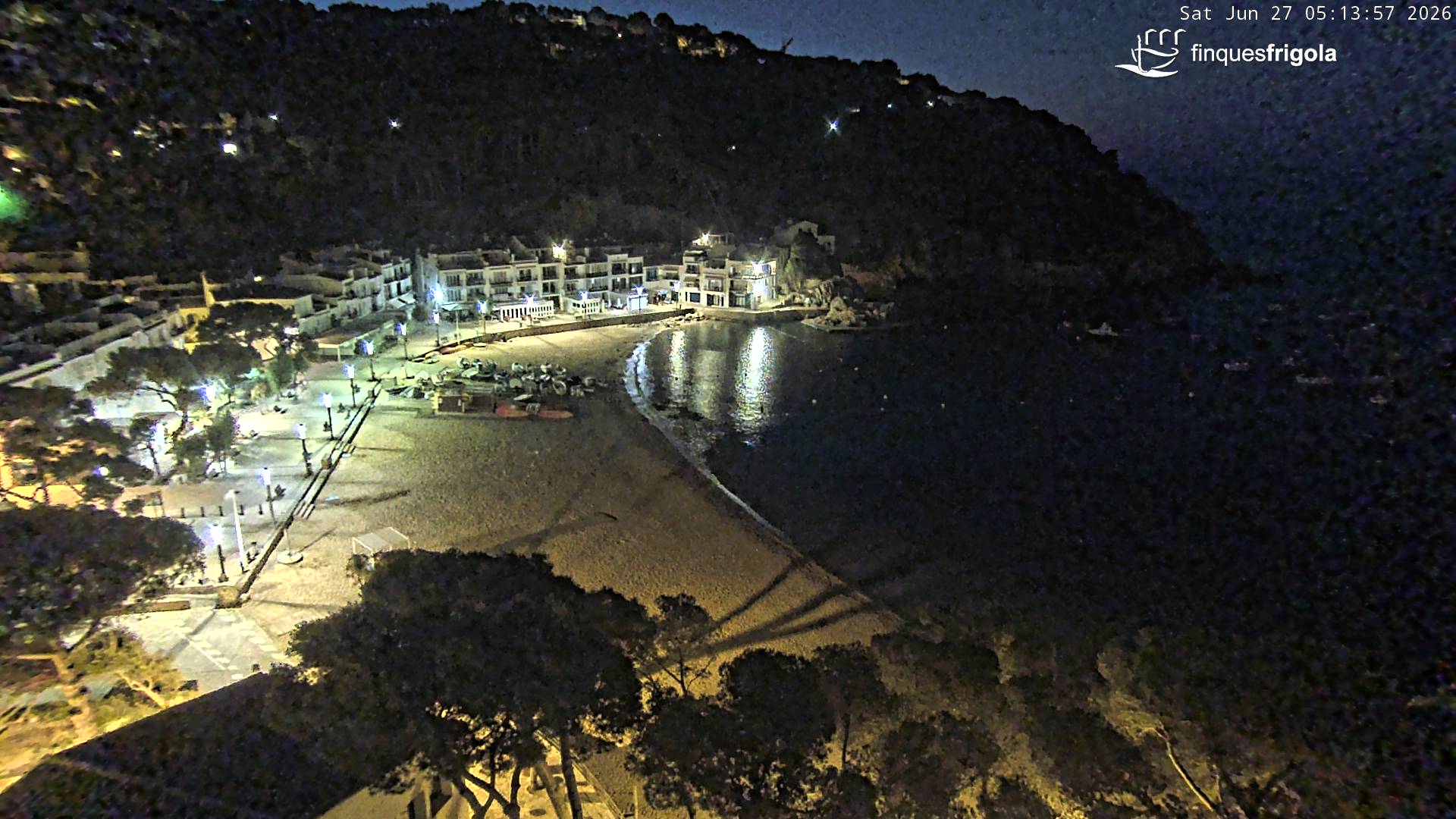 Webcam de Tamariu playa