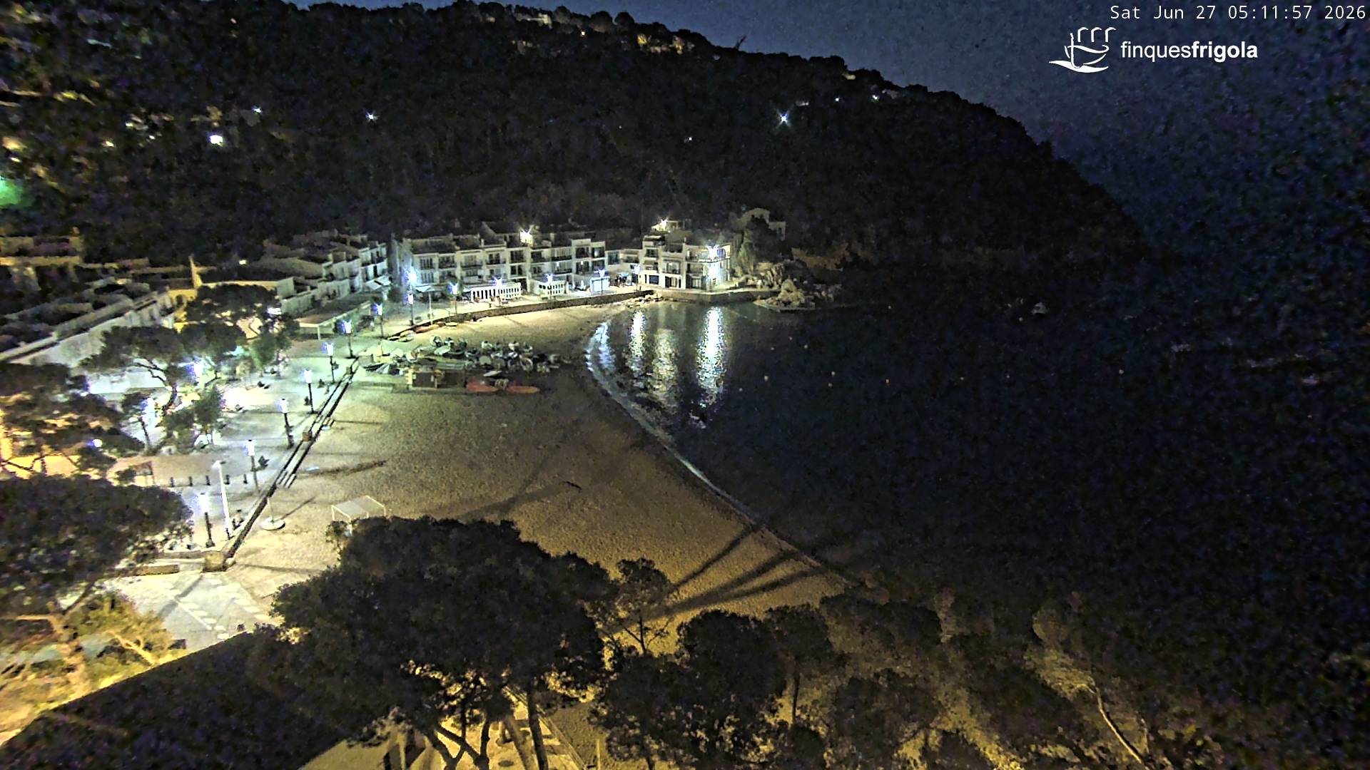 Webcam de Tamariu playa