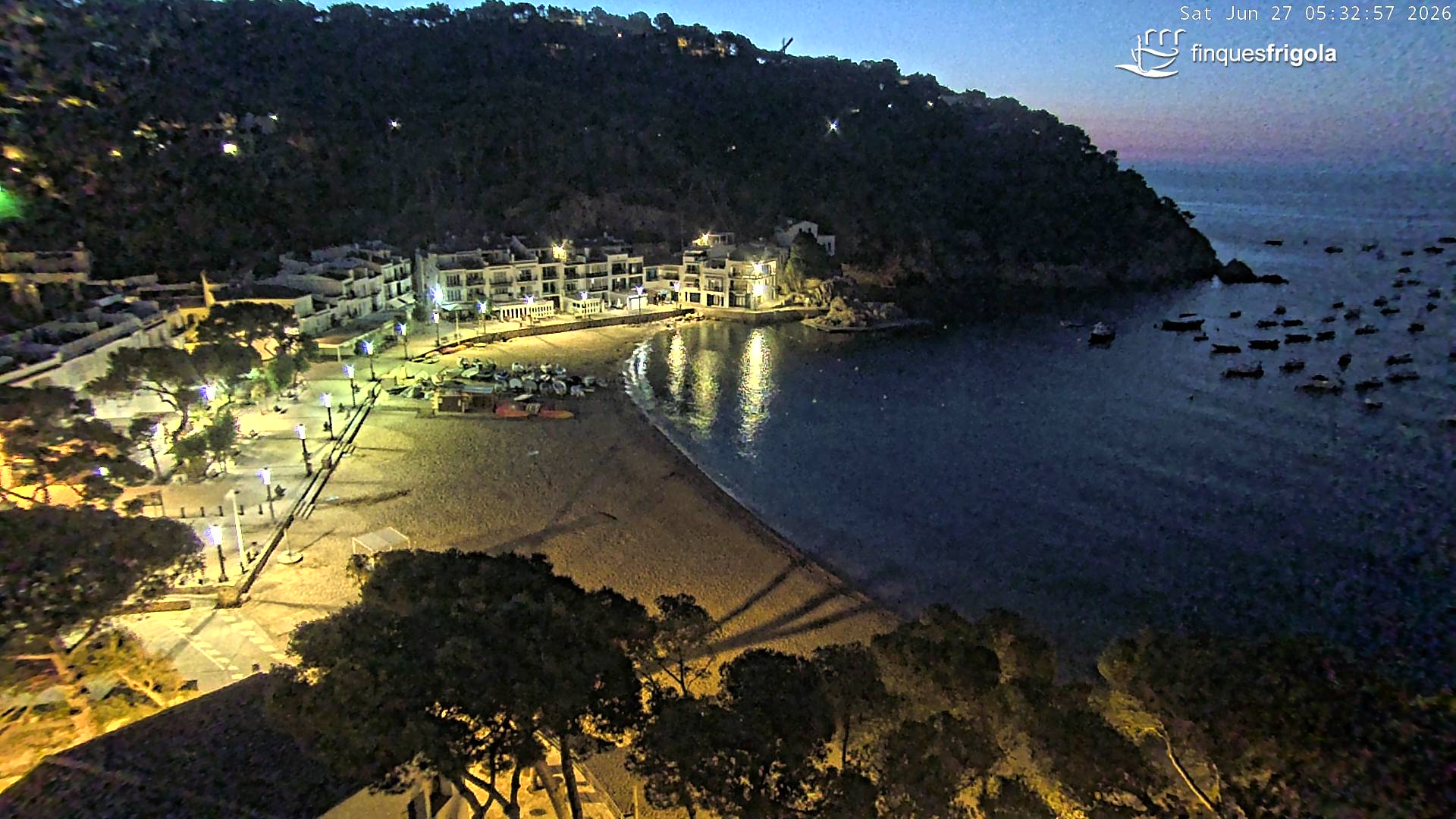Webcam de Tamariu playa