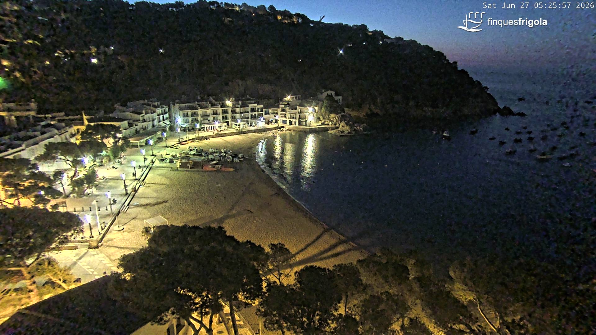 Webcam de Tamariu playa