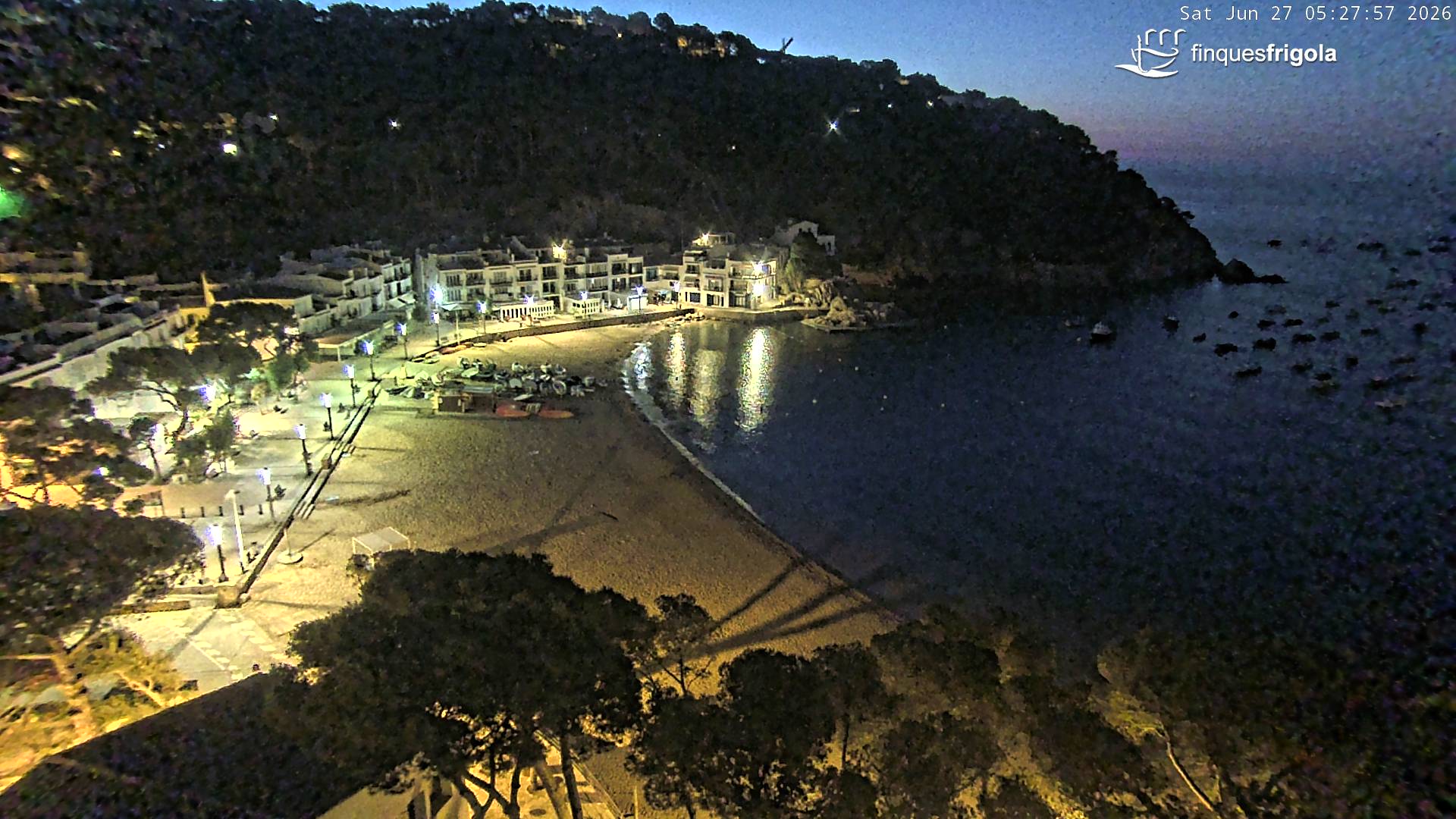 Webcam de Tamariu playa