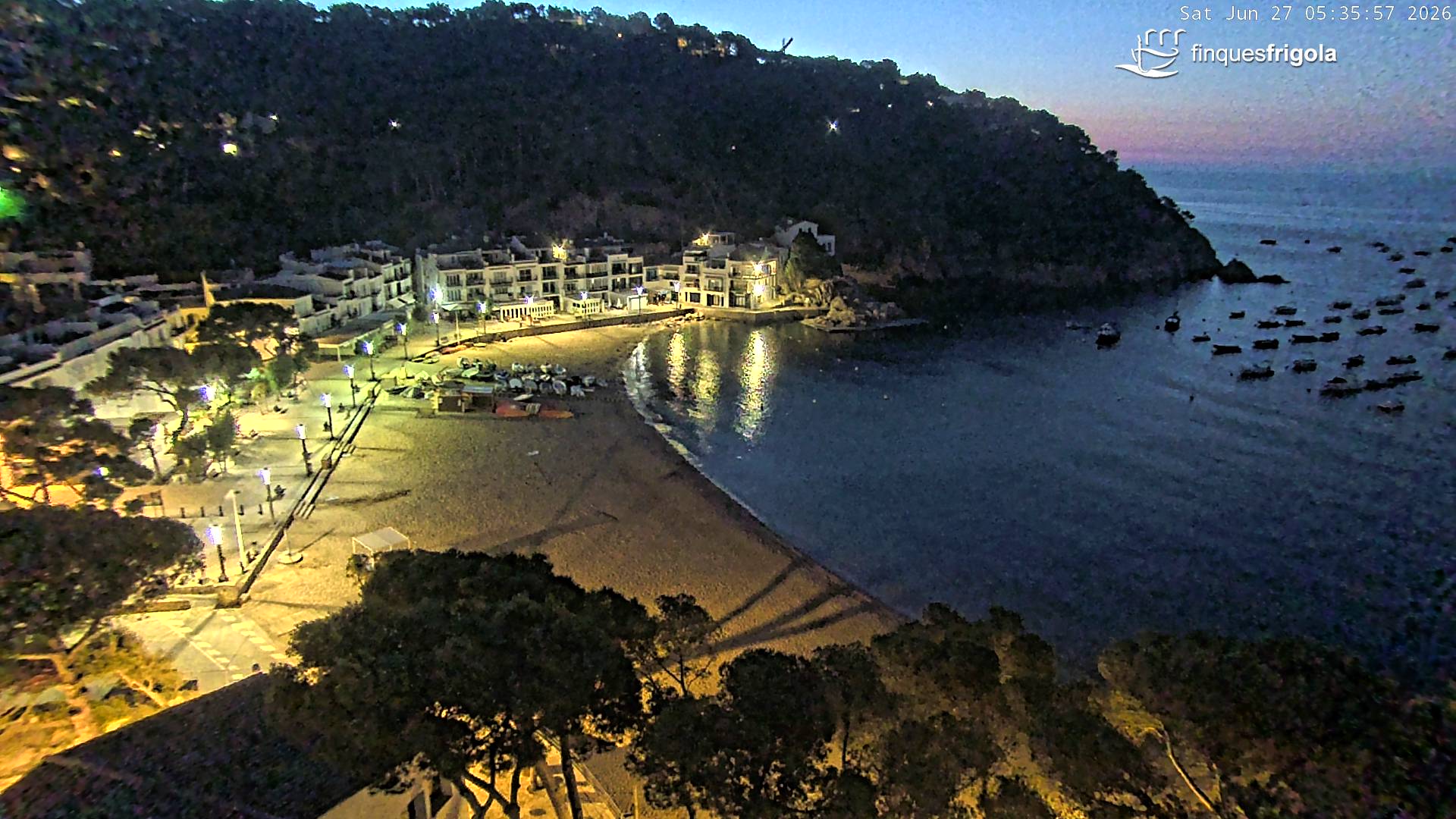 Webcam de Tamariu playa