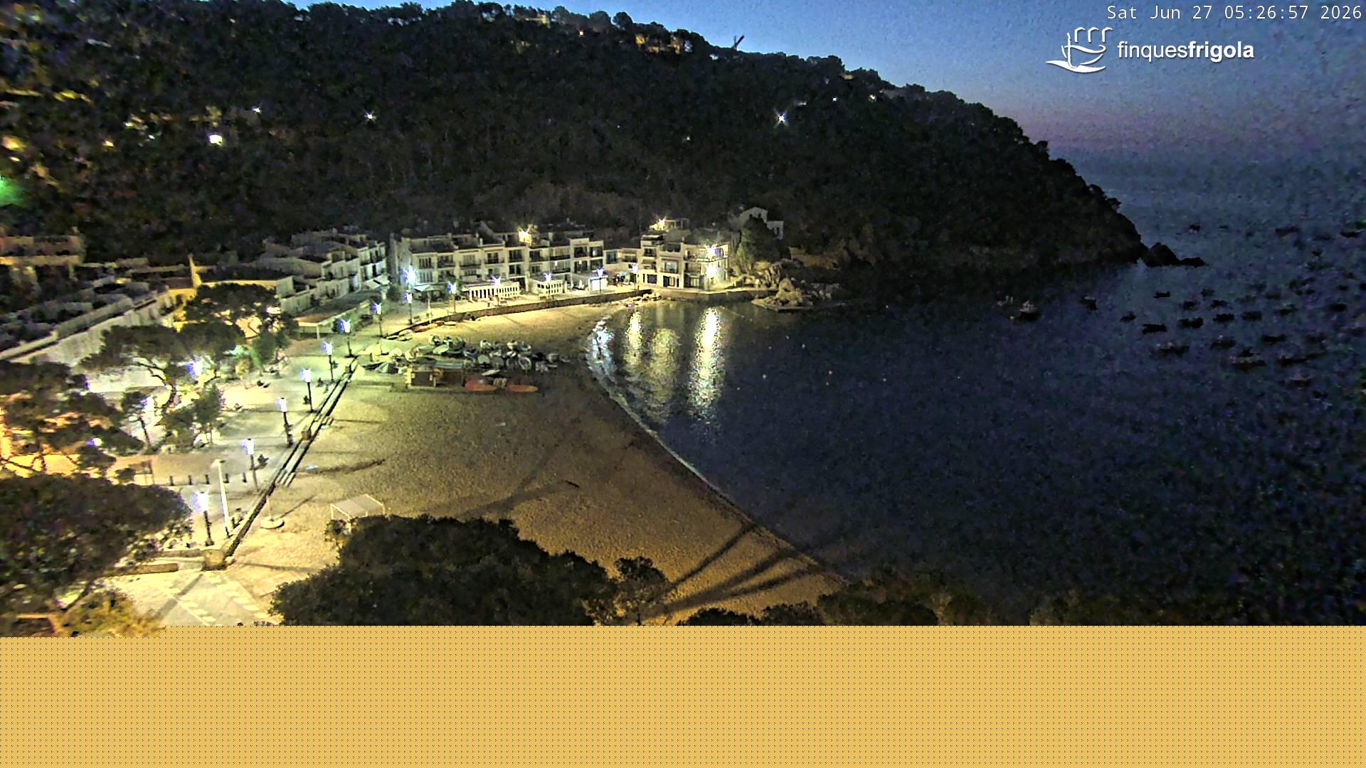 Webcam de Tamariu playa