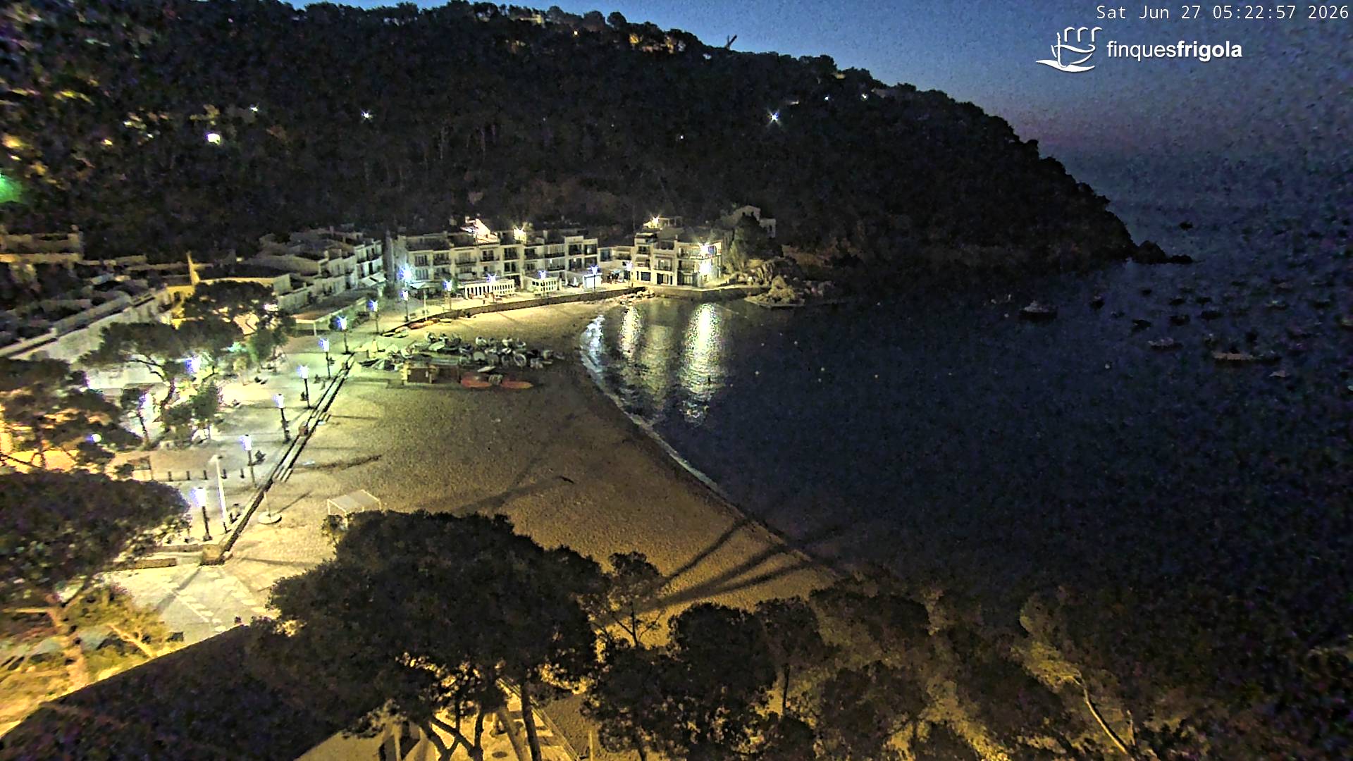Webcam de Tamariu playa