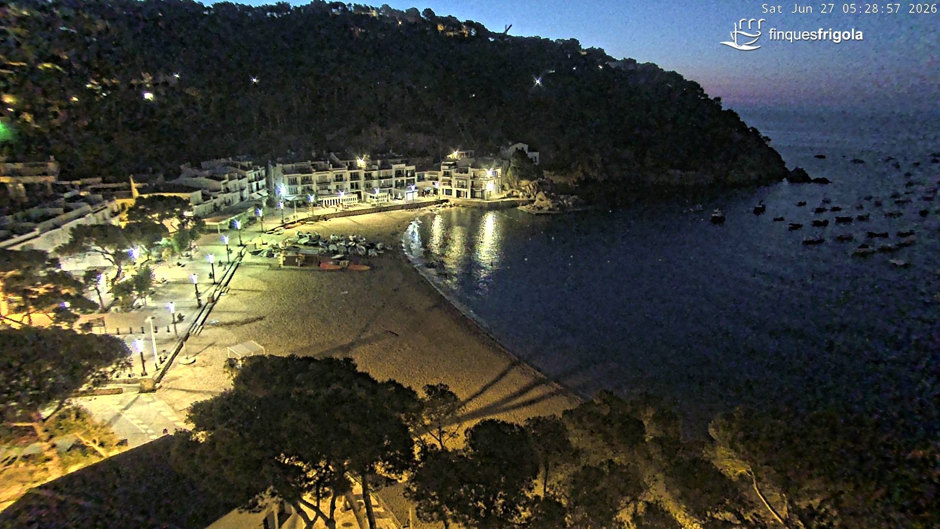 Webcam de Tamariu playa