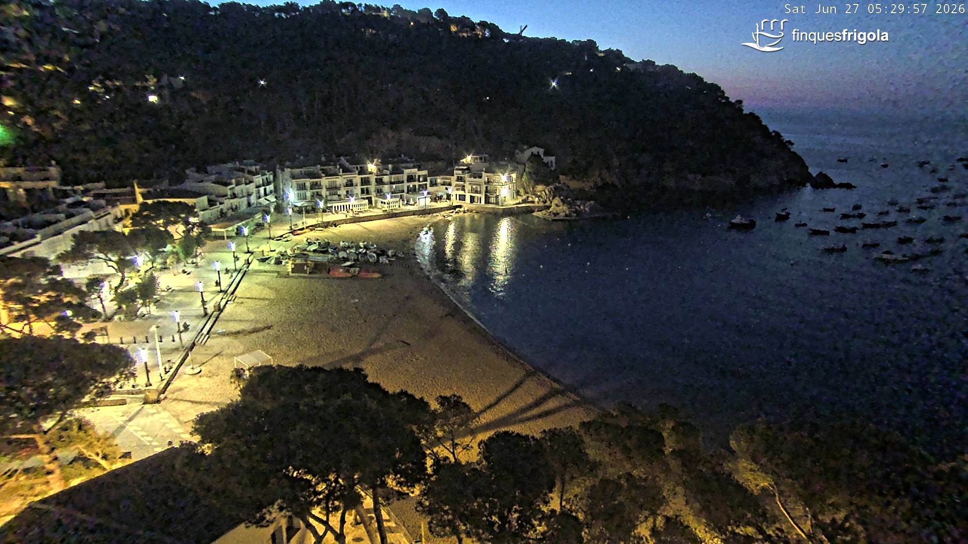 Webcam de Tamariu playa