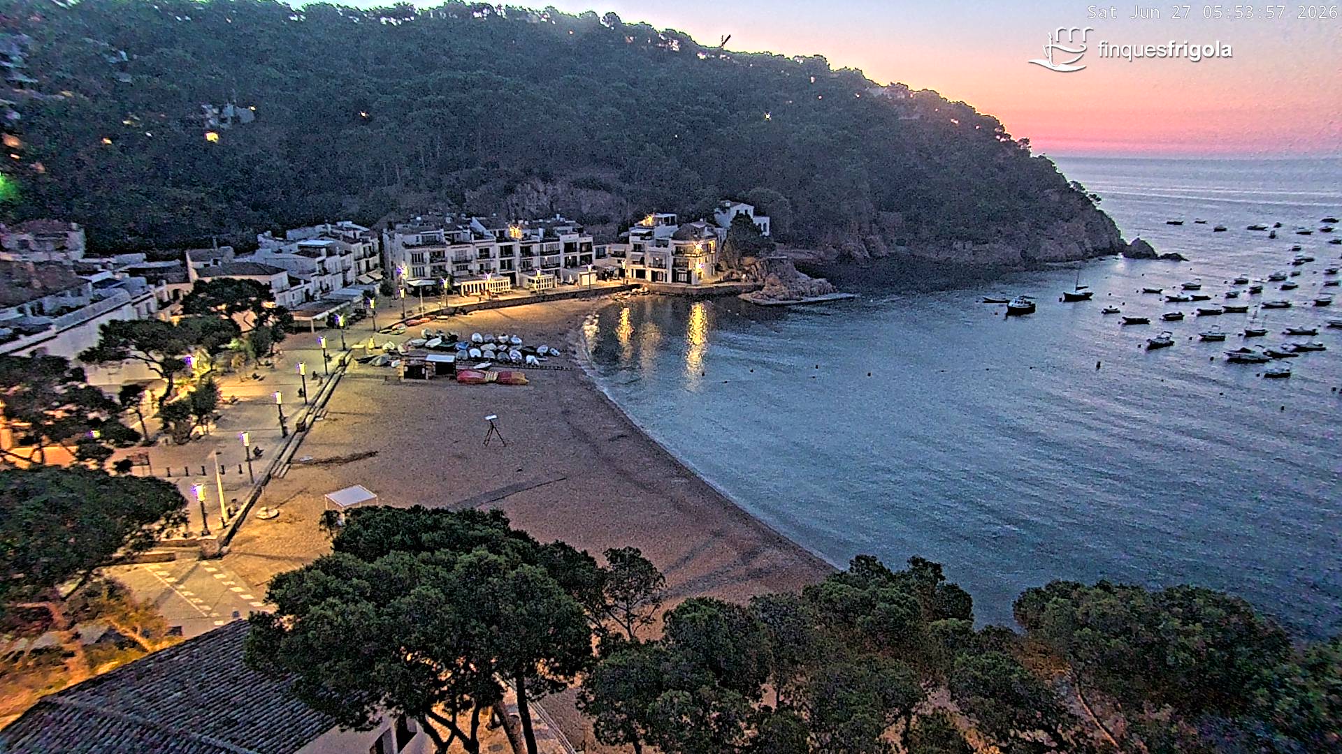 Webcam de Tamariu playa