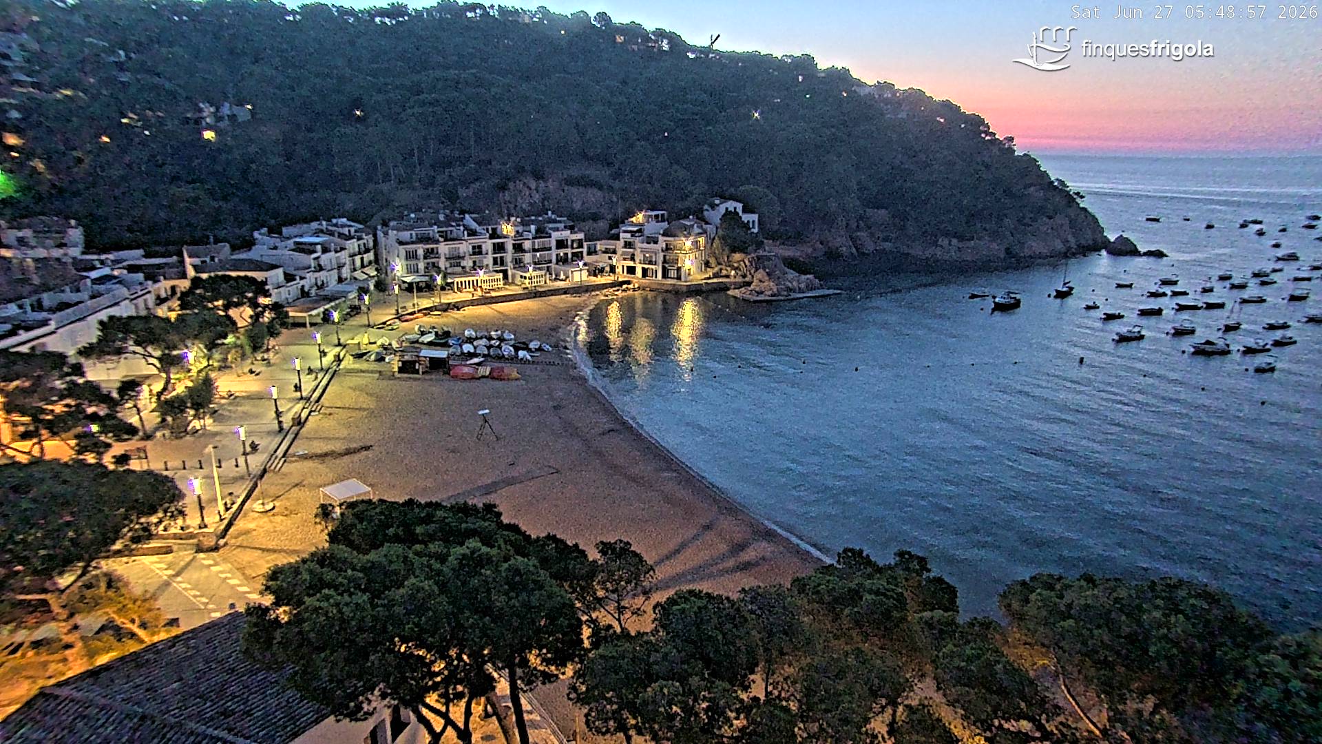Webcam de Tamariu playa