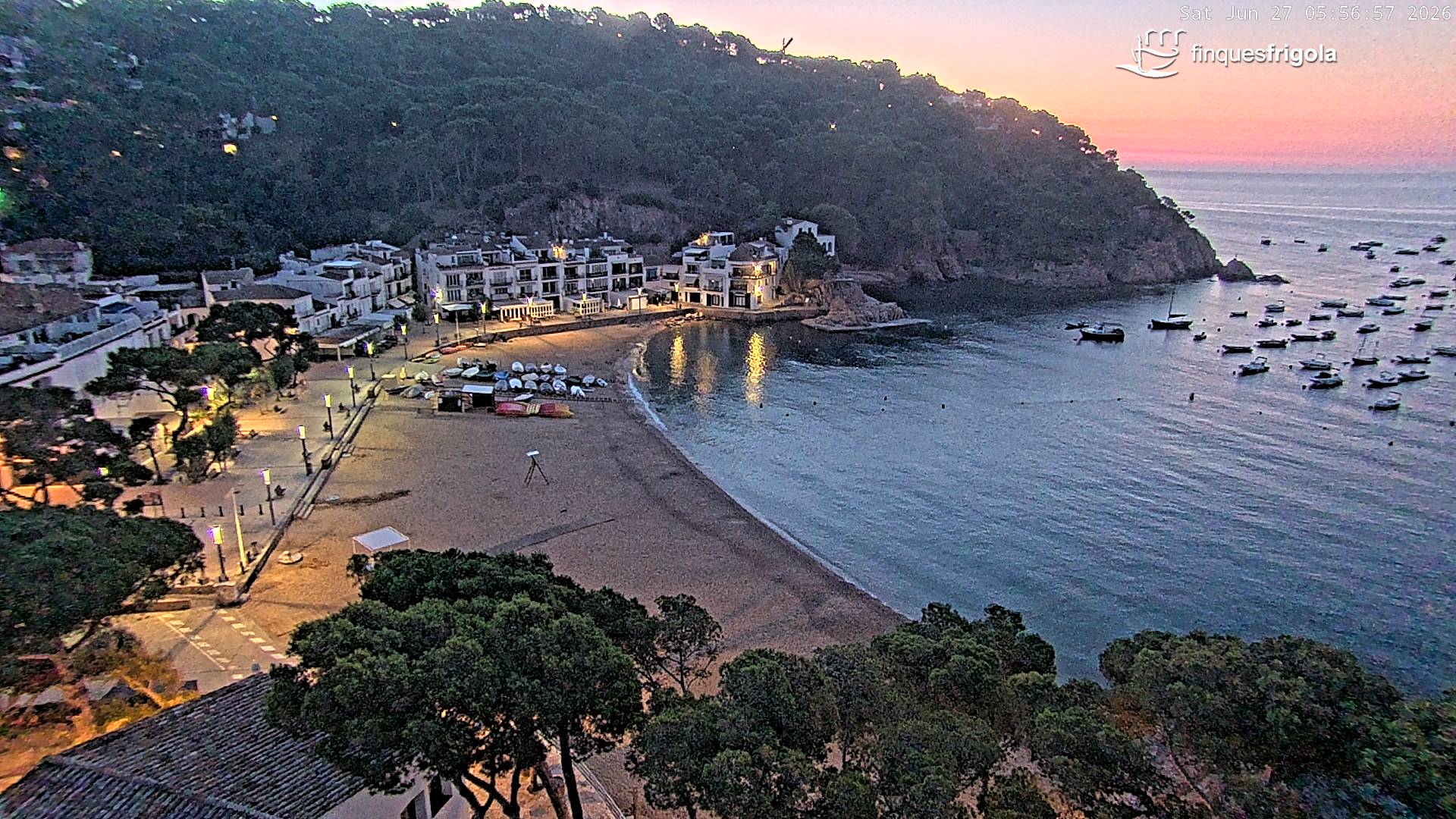 Webcam de Tamariu playa
