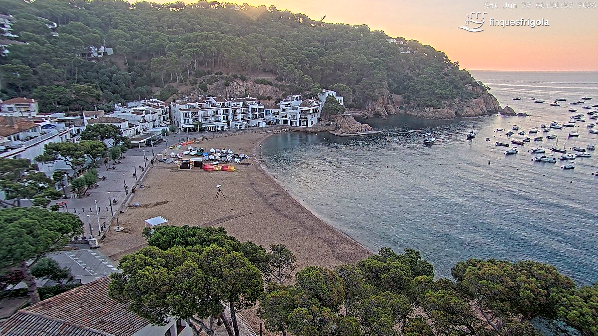 Webcam de Tamariu playa