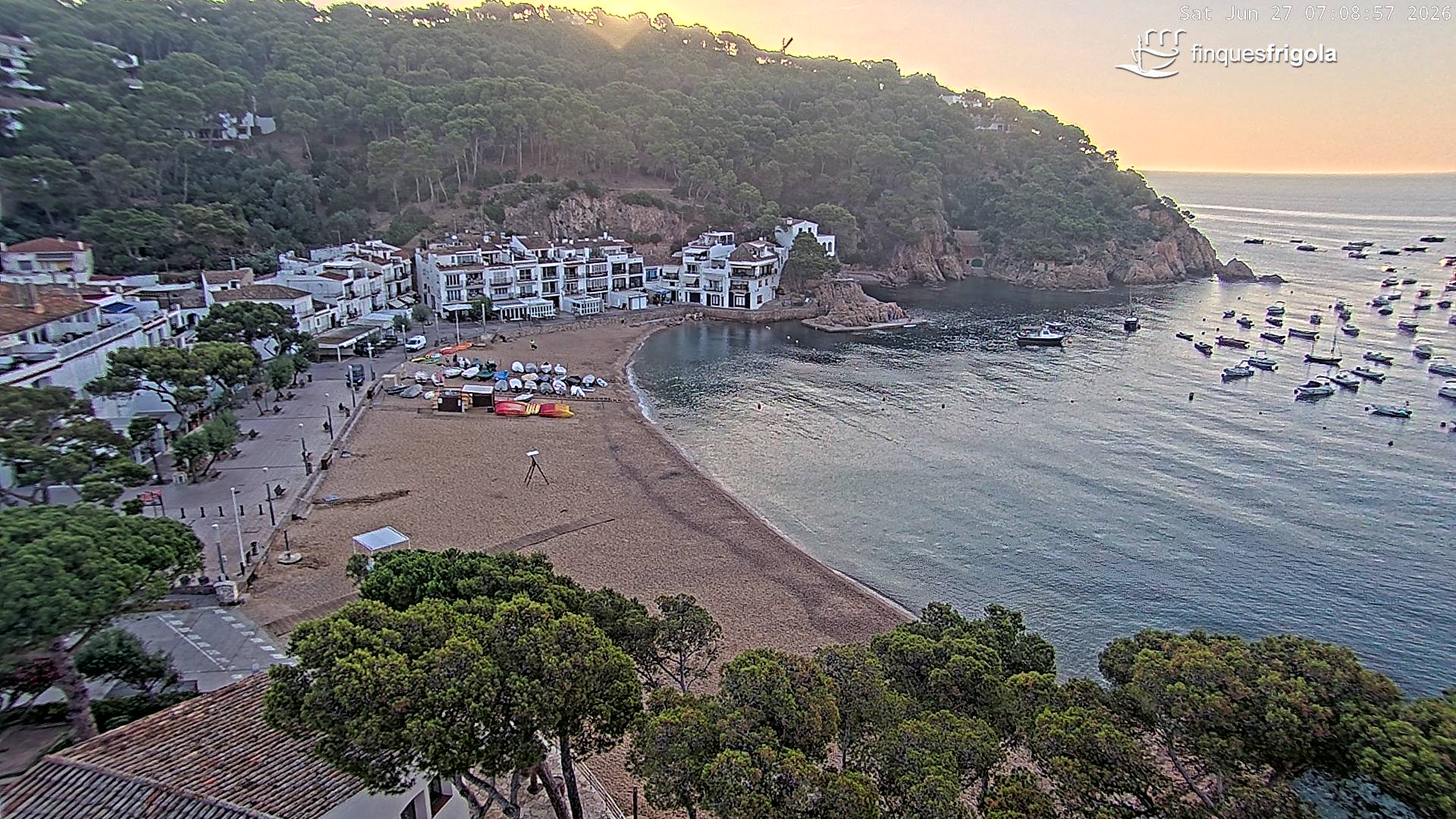 Webcam de Tamariu playa