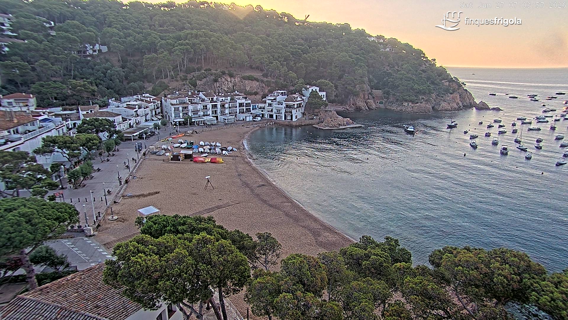Webcam de Tamariu playa