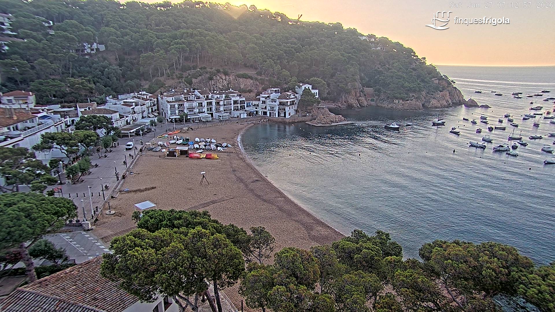 Webcam de Tamariu playa