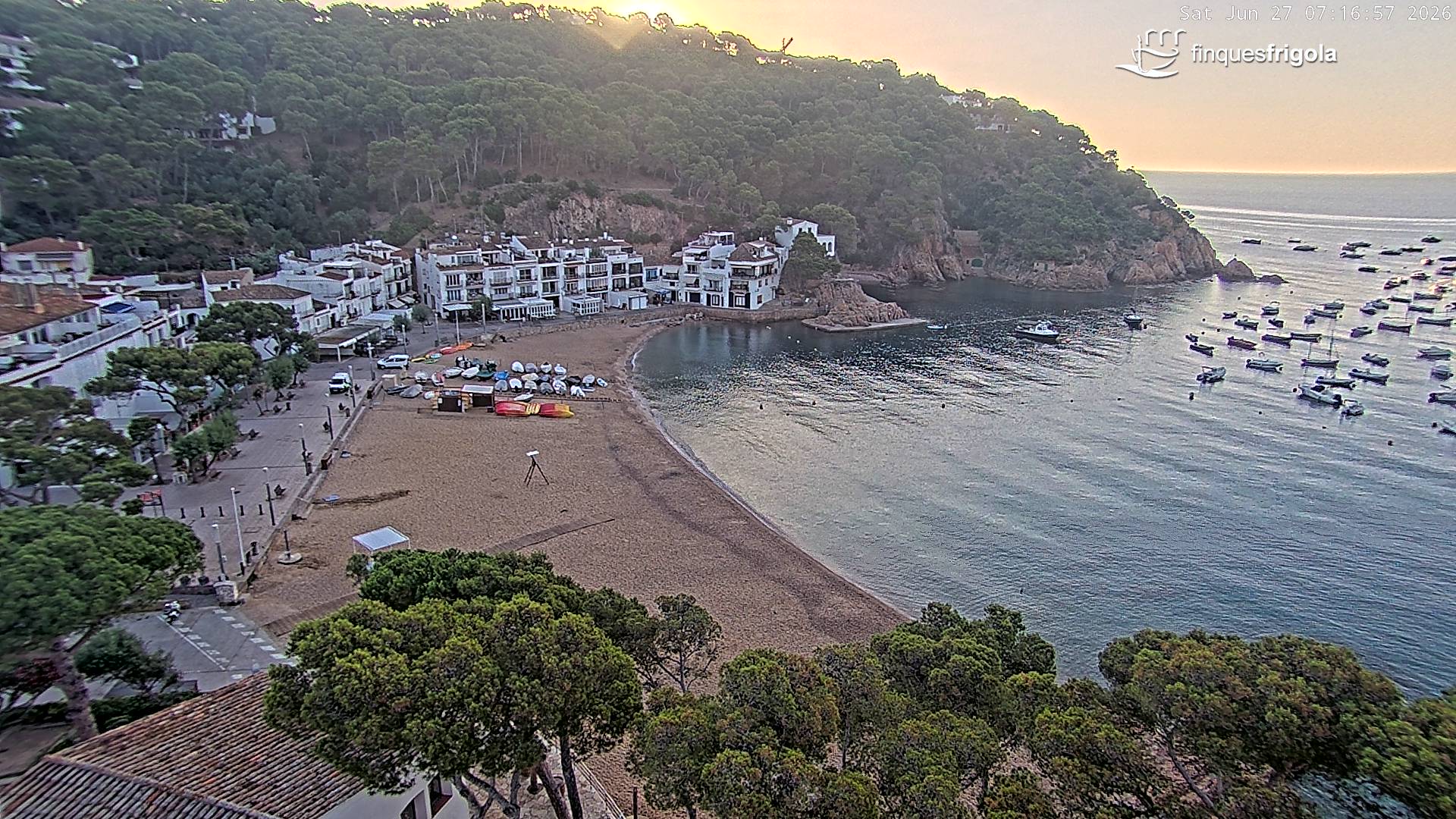 Webcam de Tamariu playa