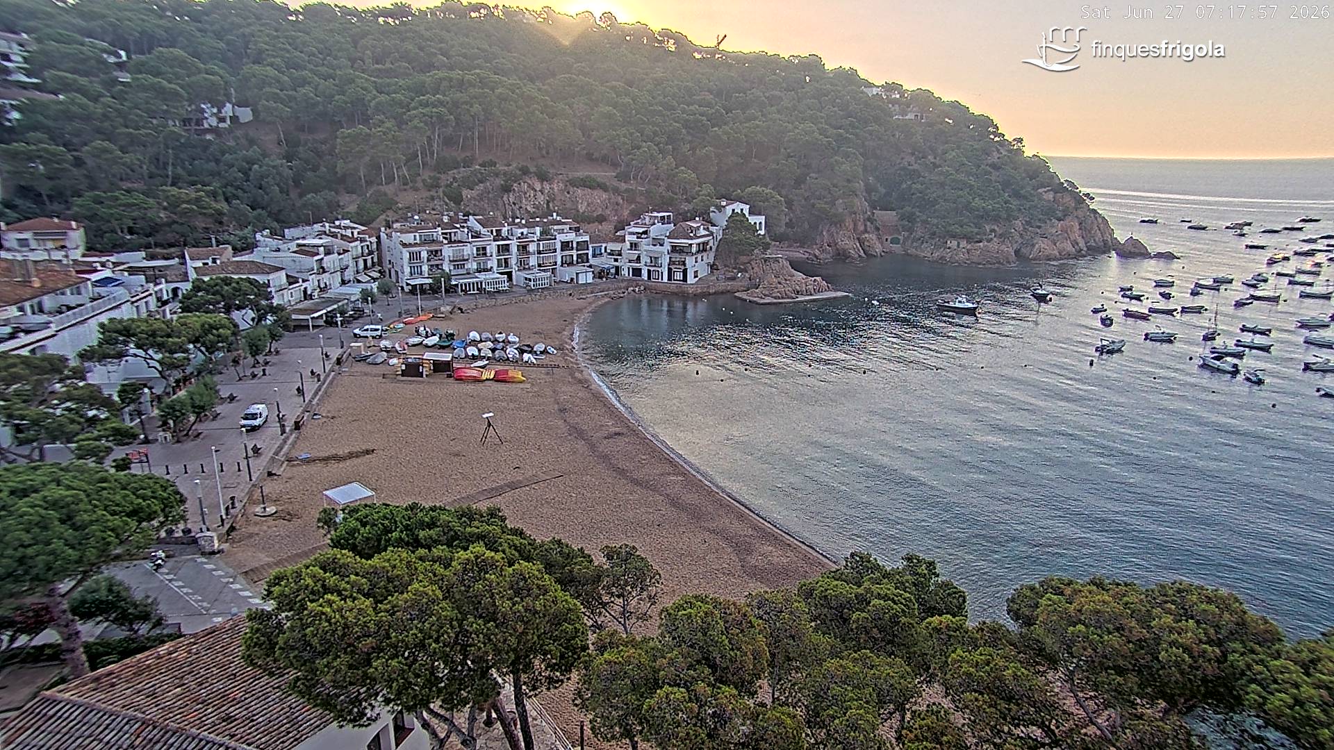 Webcam de Tamariu playa
