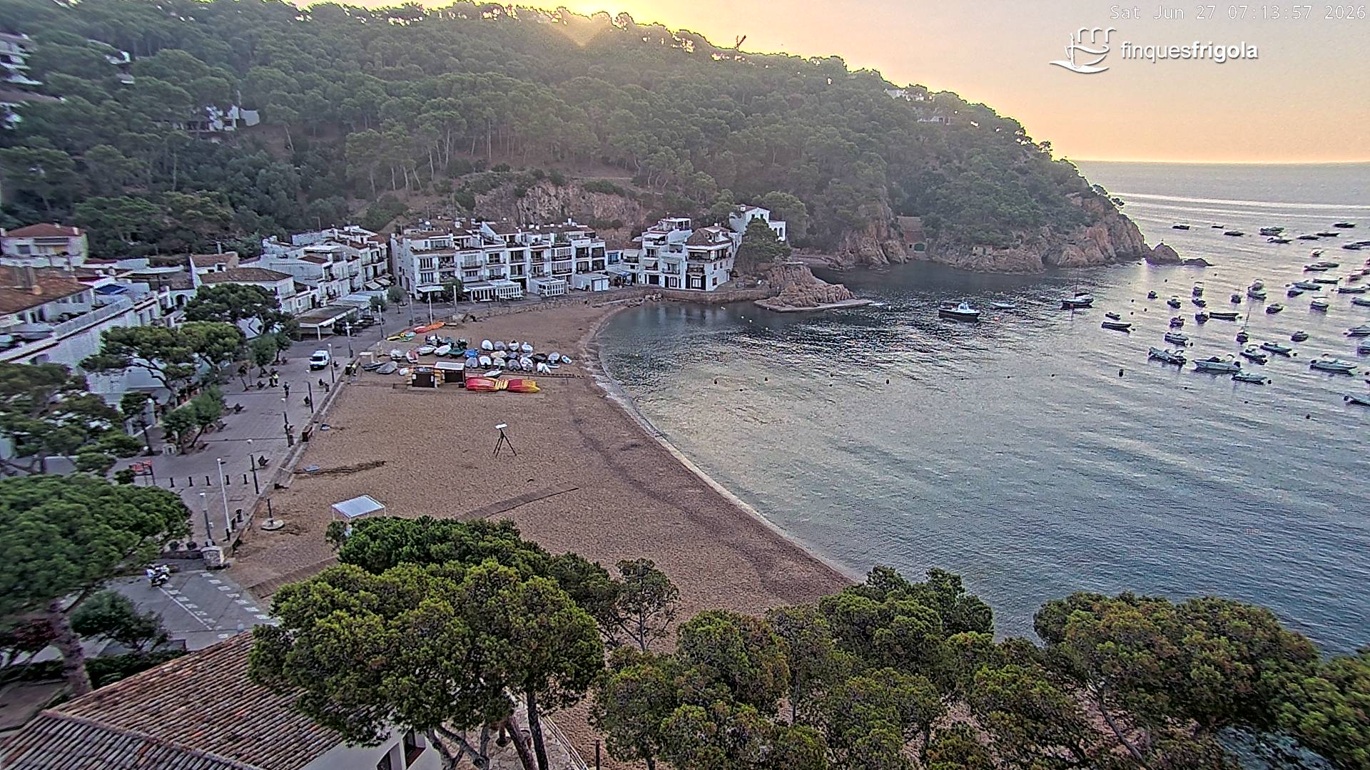 Webcam de Tamariu playa