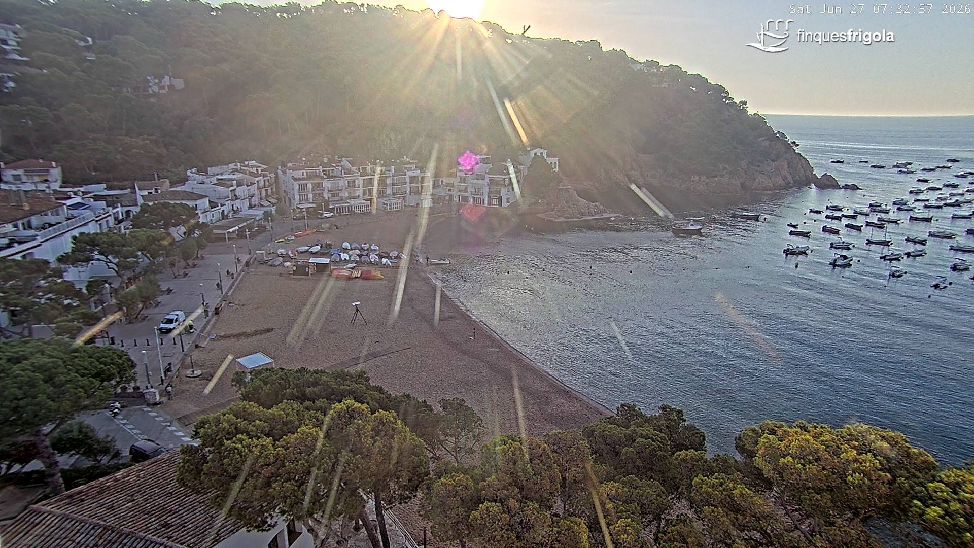 Webcam de Tamariu playa