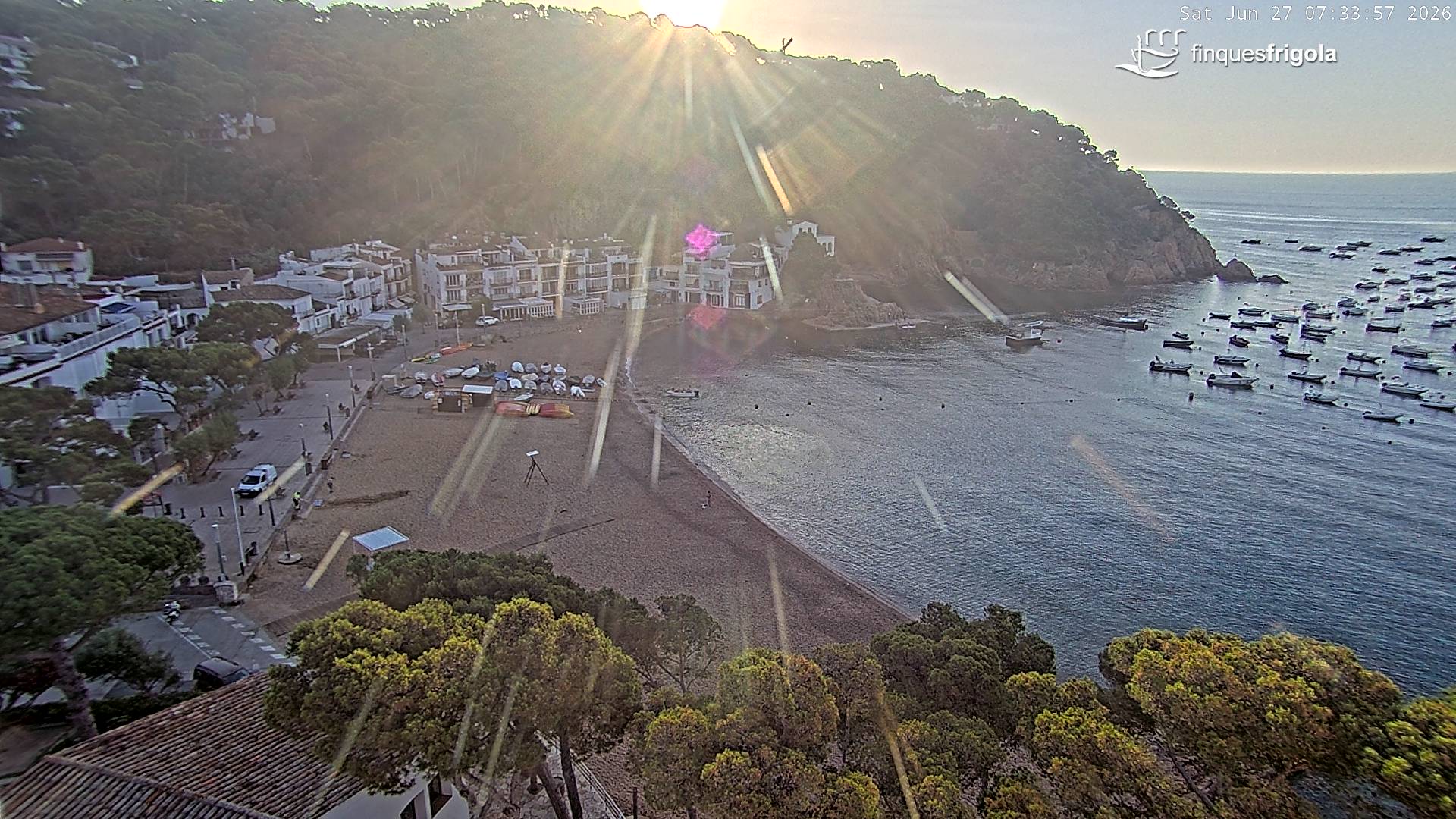 Webcam de Tamariu playa