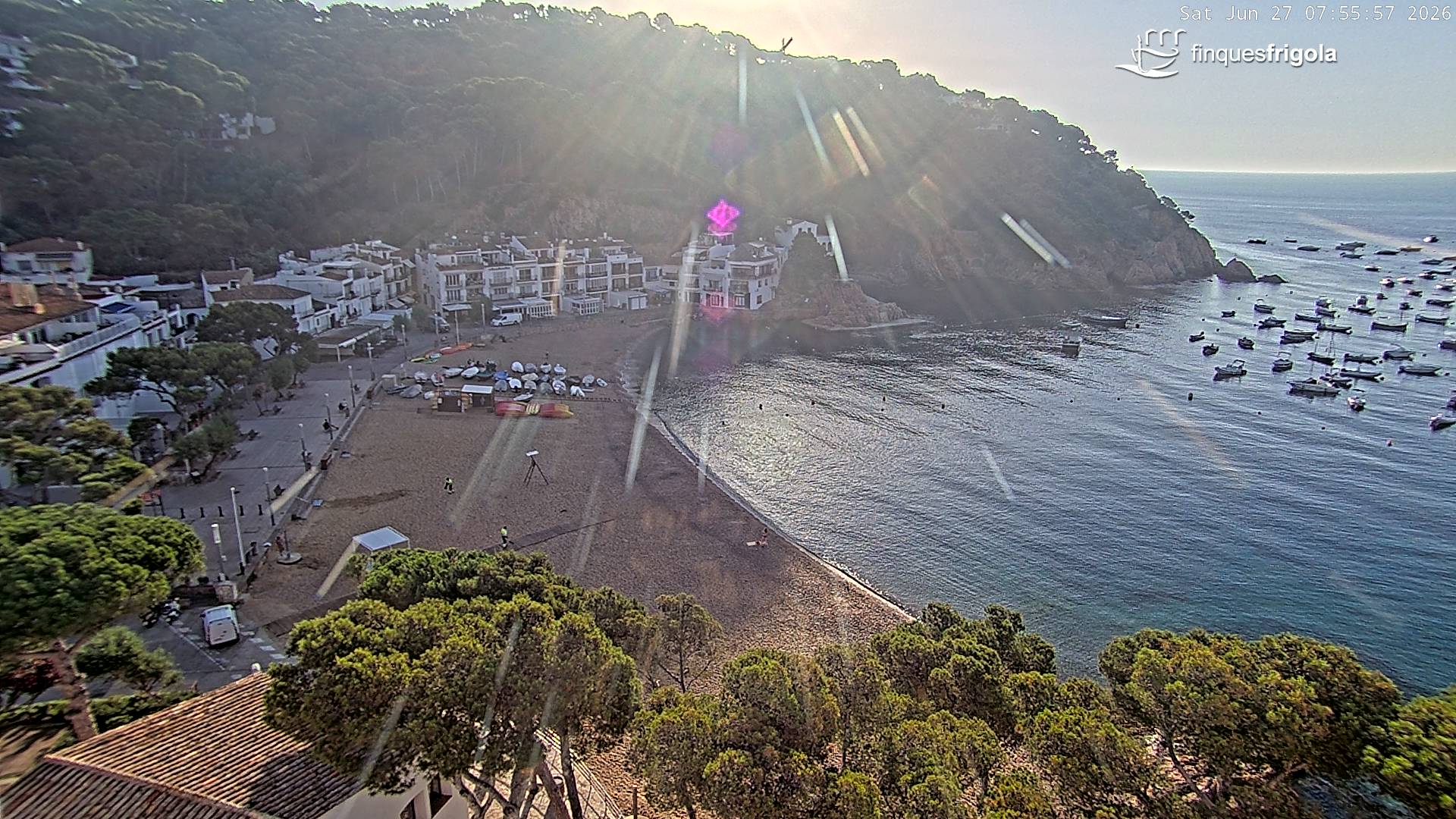 Webcam de Tamariu playa