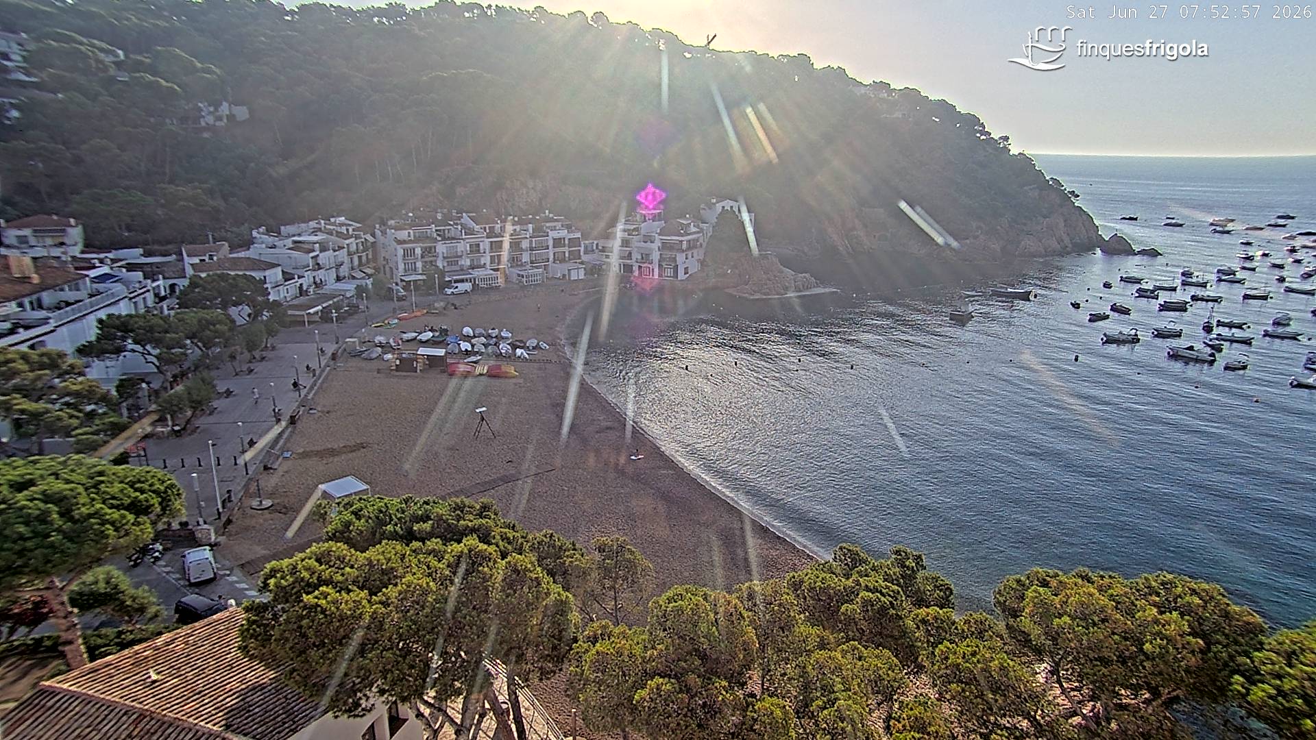 Webcam de Tamariu playa