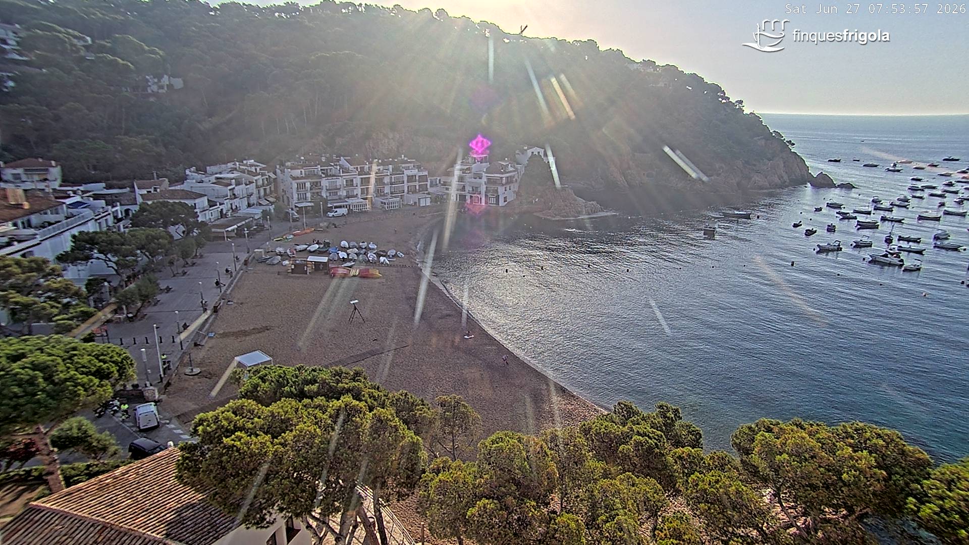 Webcam de Tamariu playa