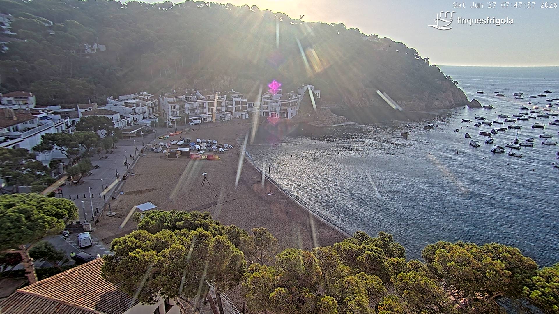 Webcam de Tamariu playa