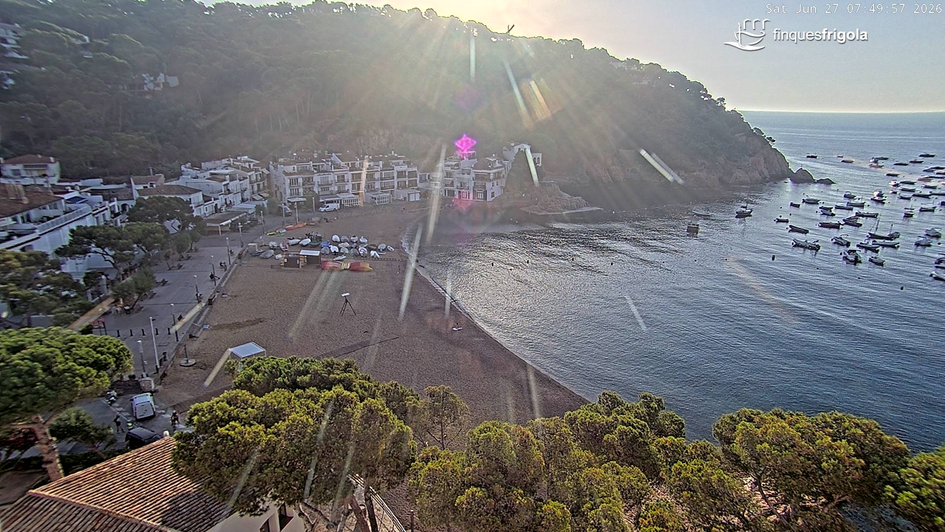 Webcam de Tamariu playa